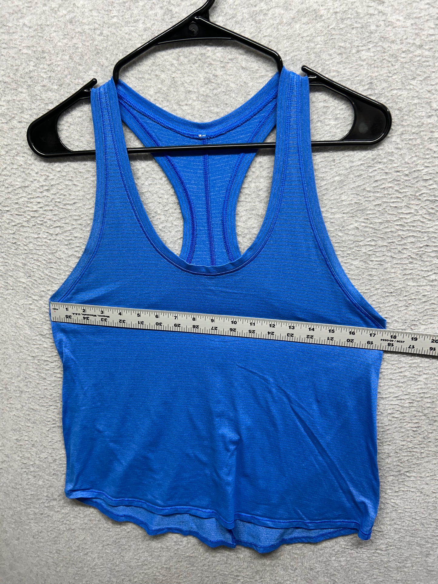 Lululemon Tie It Up Singlet Size 8 Heathered Wild Bluebell