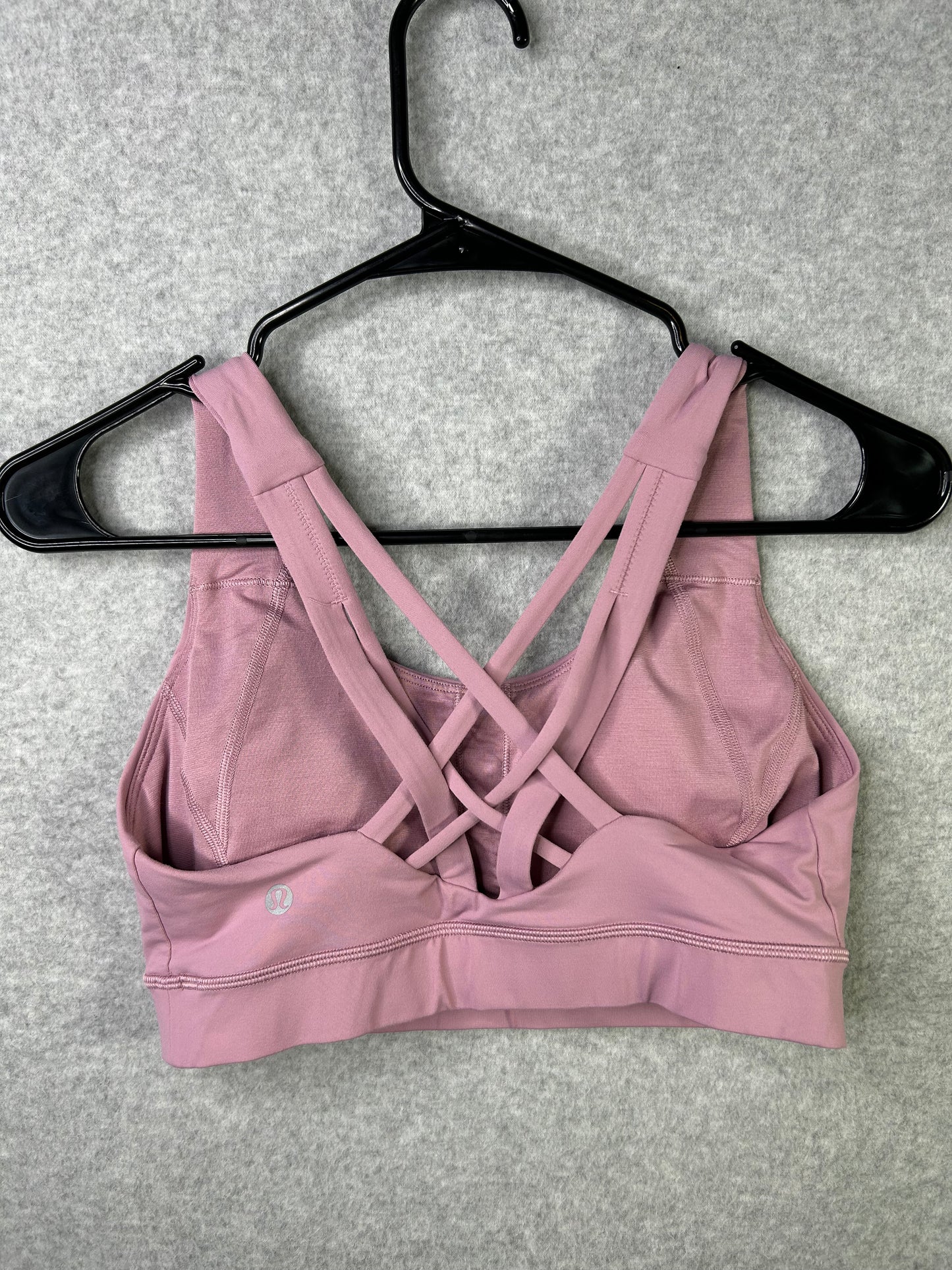 Lululemon Free to Be Elevated Bra Size 8 Pink Taupe