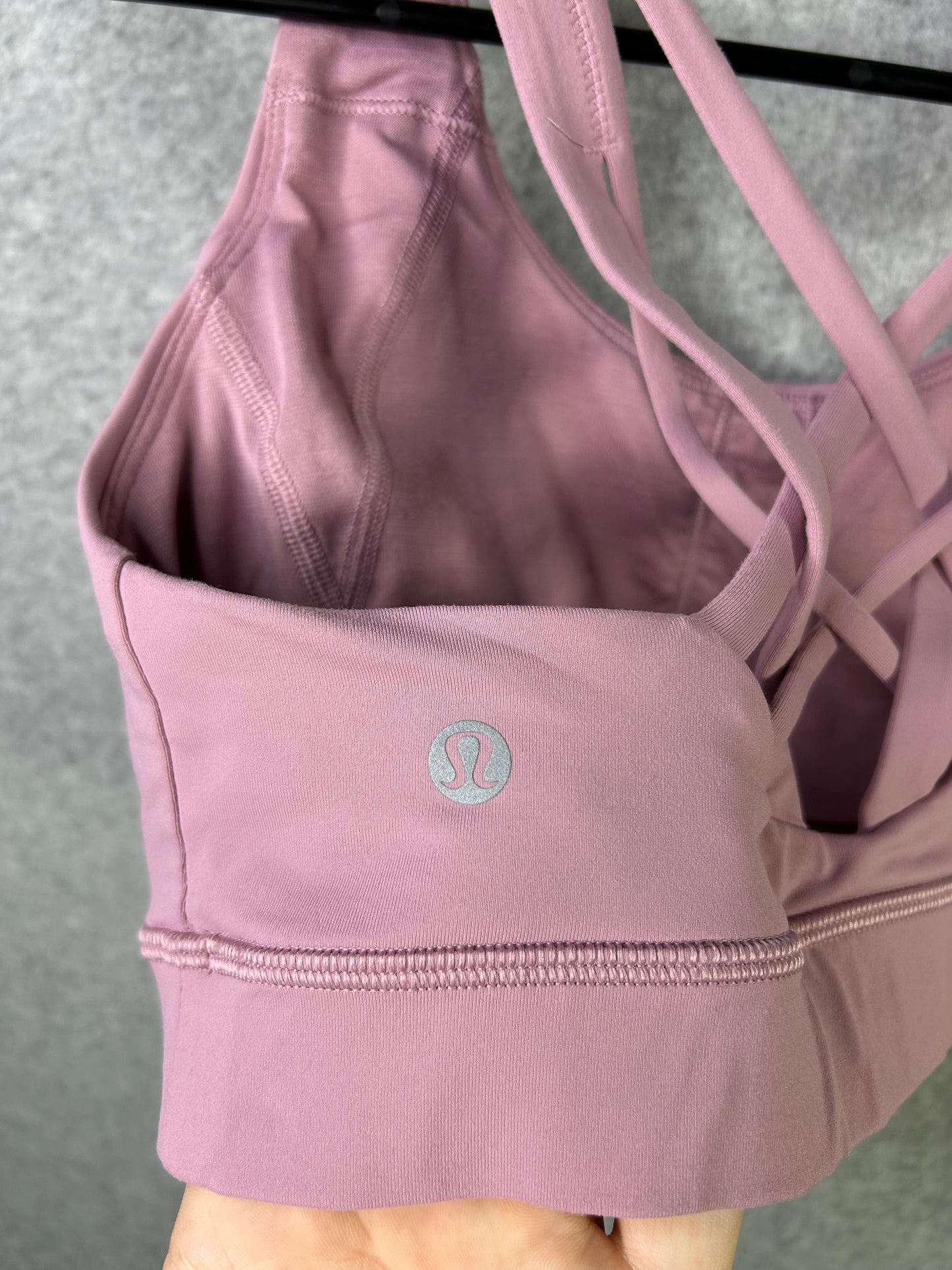 Lululemon Free to Be Elevated Bra Size 8 Pink Taupe