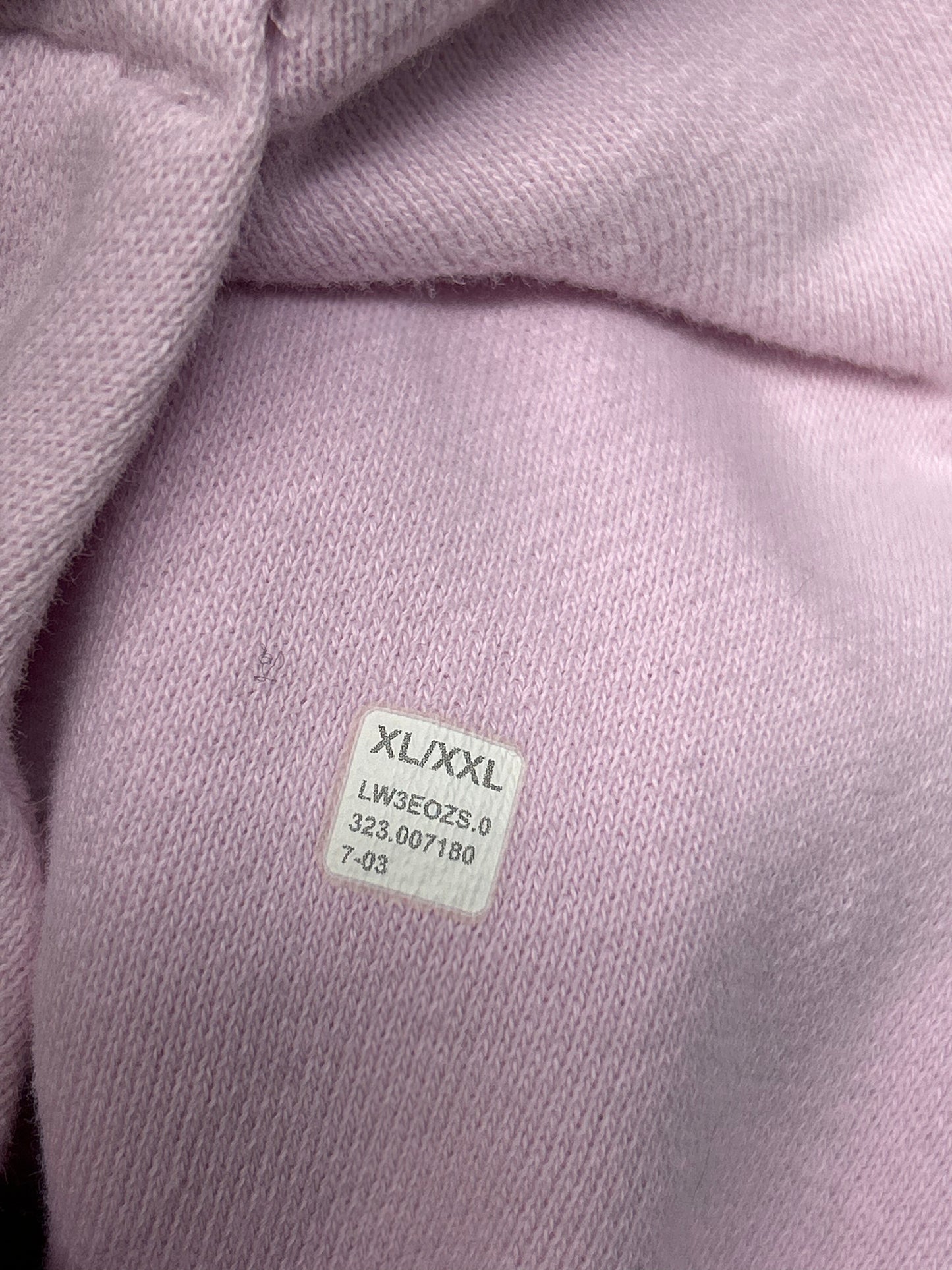 FLAWED Lululemon Scuba Oversized Full Zip Size XL/XXL (Square) Meadowsweet Pink