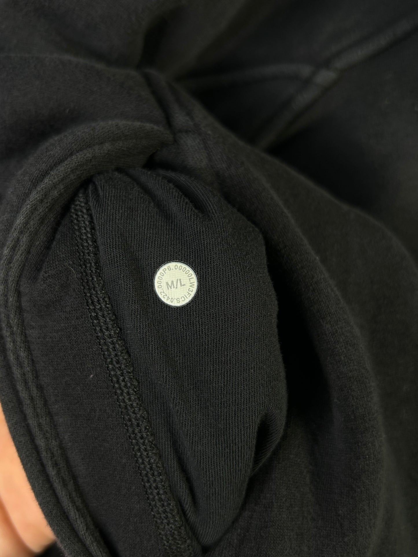 Lululemon Thick Fleece Half-Zip Size M/L Black