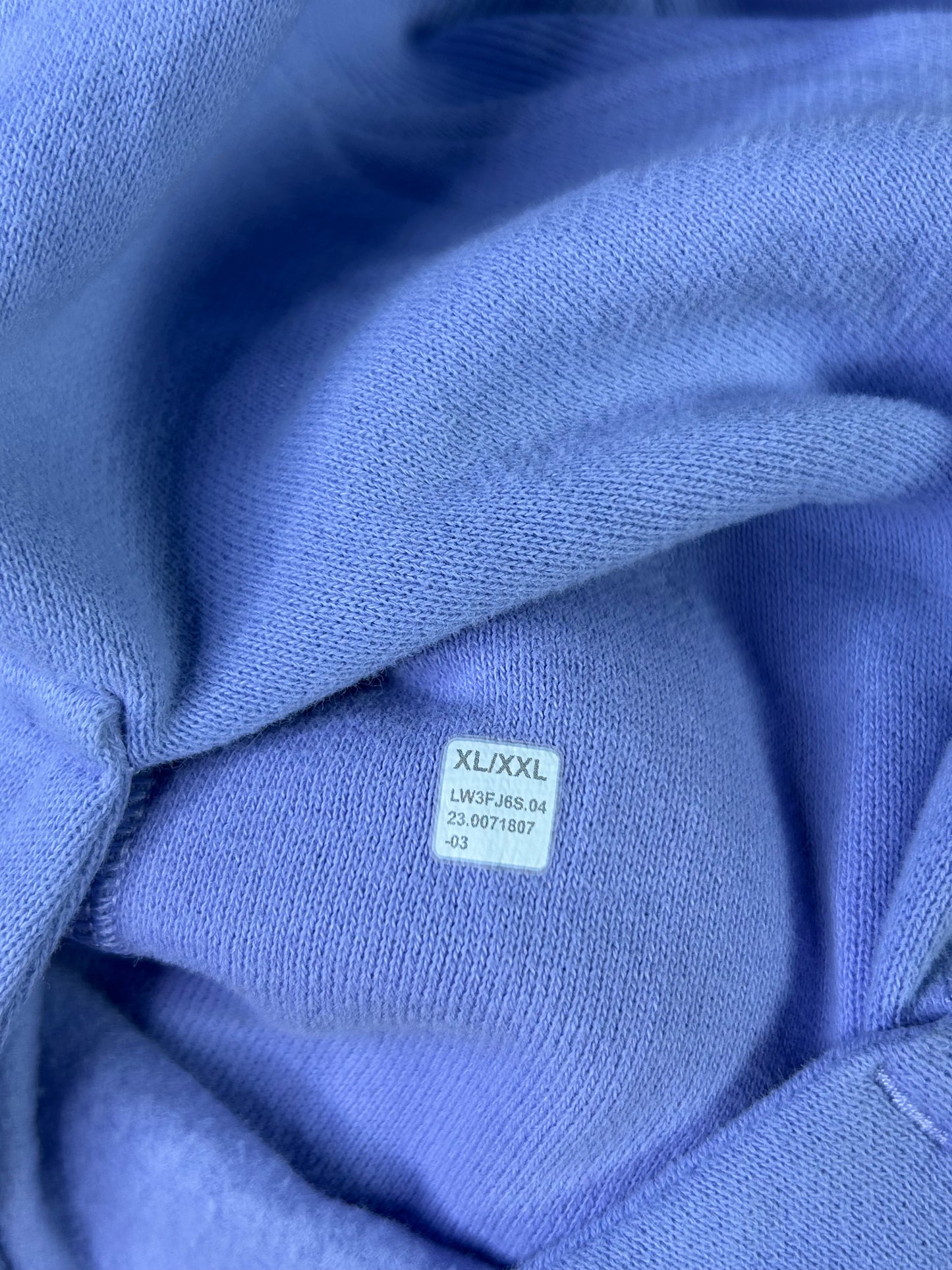 Lululemon Scuba Oversized Funnel Neck Half Zip Size XL/XXL Lilac Smoke