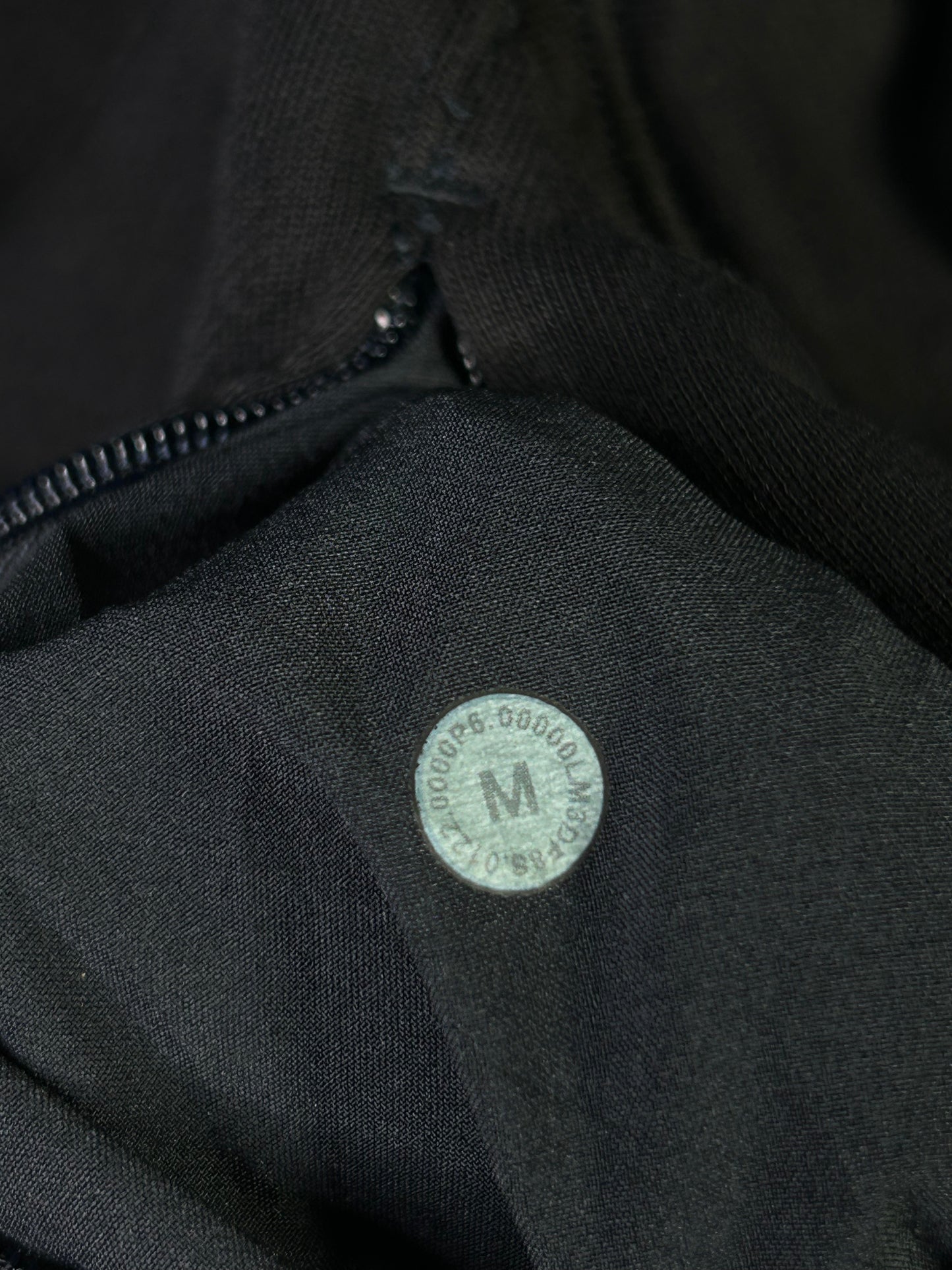 Lululemon French Terry Oversized Long Sleeve Crew Mens Size Medium Black