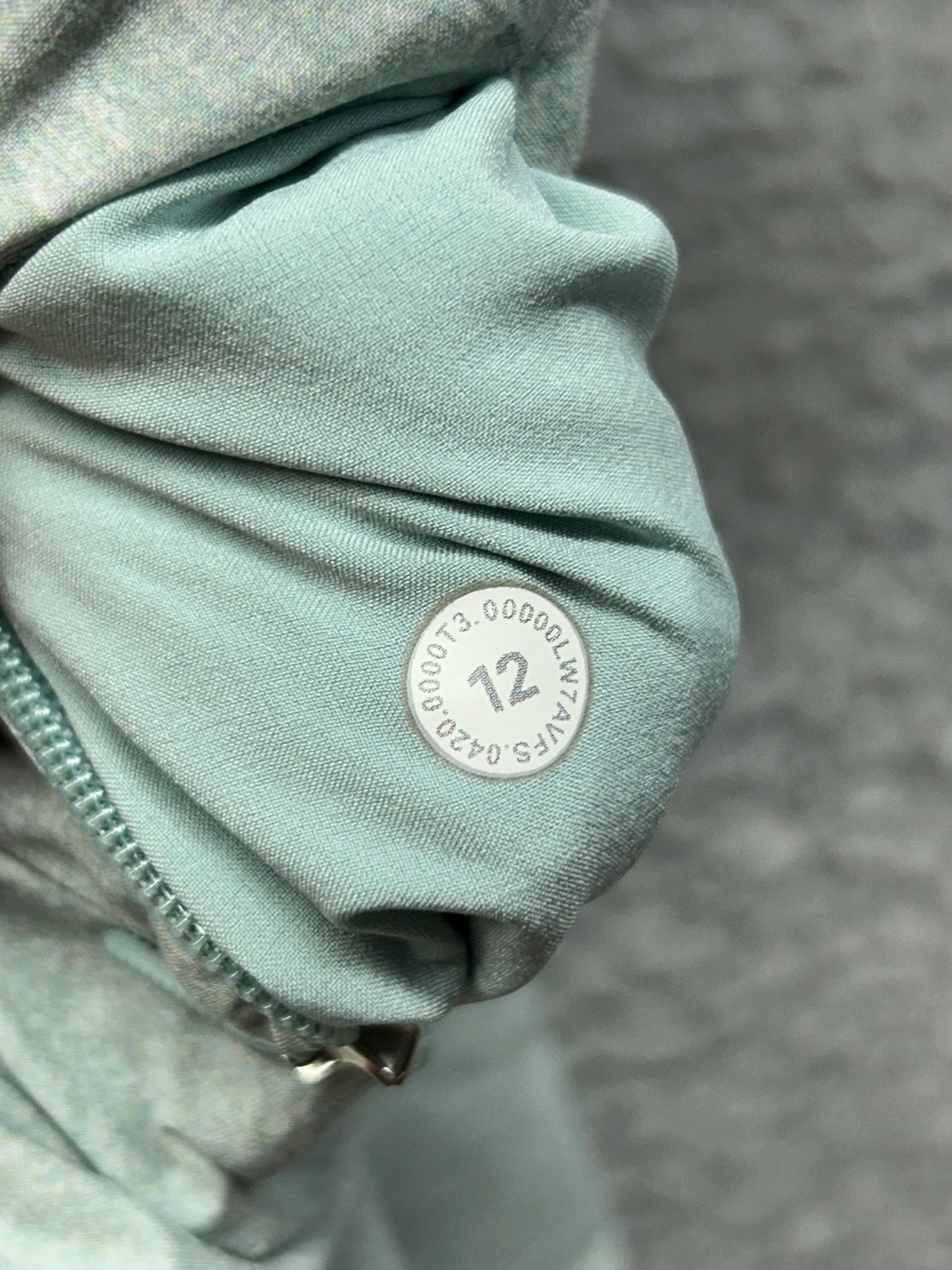 Lululemon Track That Short 5" Size 12 Heather Lux Multi Hazy Jade