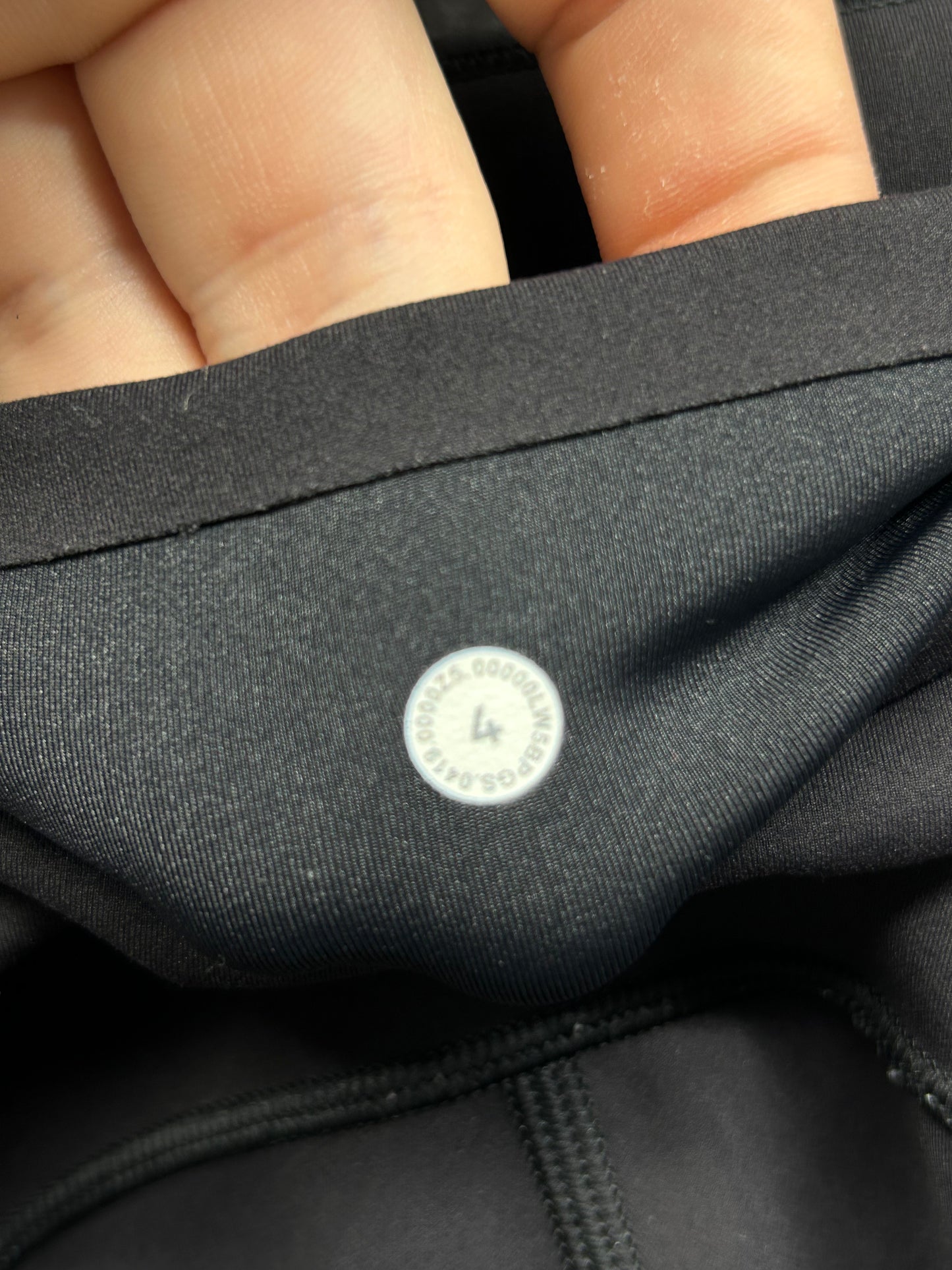 Lululemon In Movement Tight 25" Everlux Size 4 Black