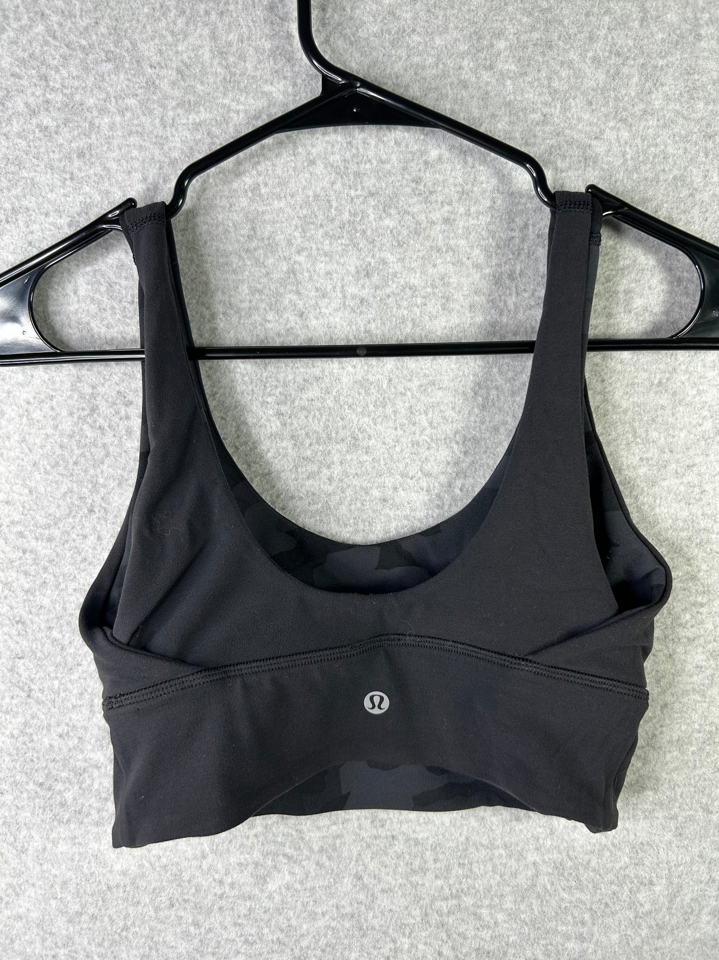 Lululemon Align Reversible Bra Size 4 Black Heritage 365 Camo Deep Coal Multi
