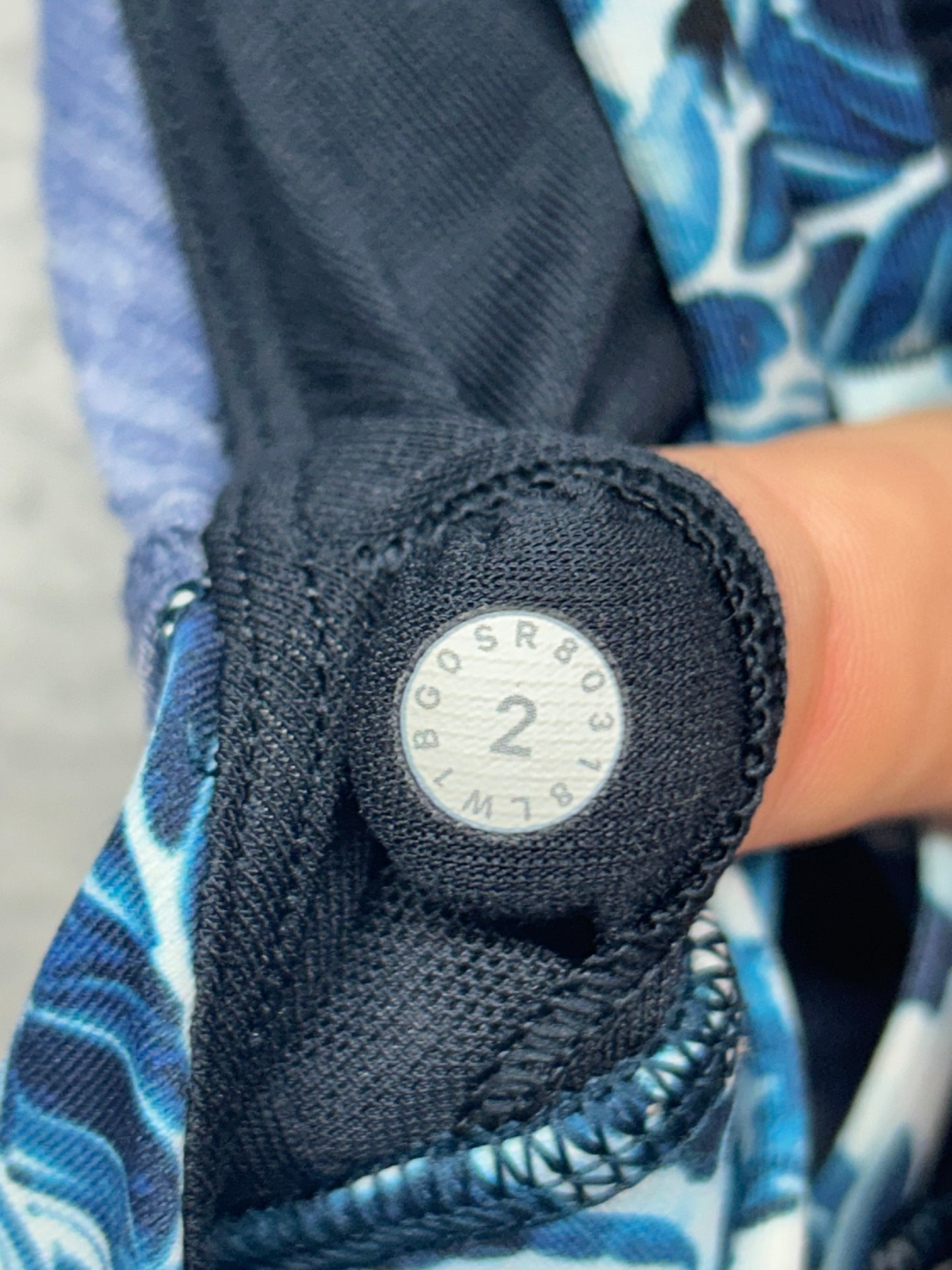 Lululemon Moment To Movement 2-In-1 Tank Size 2 Heathered Thunder Blue