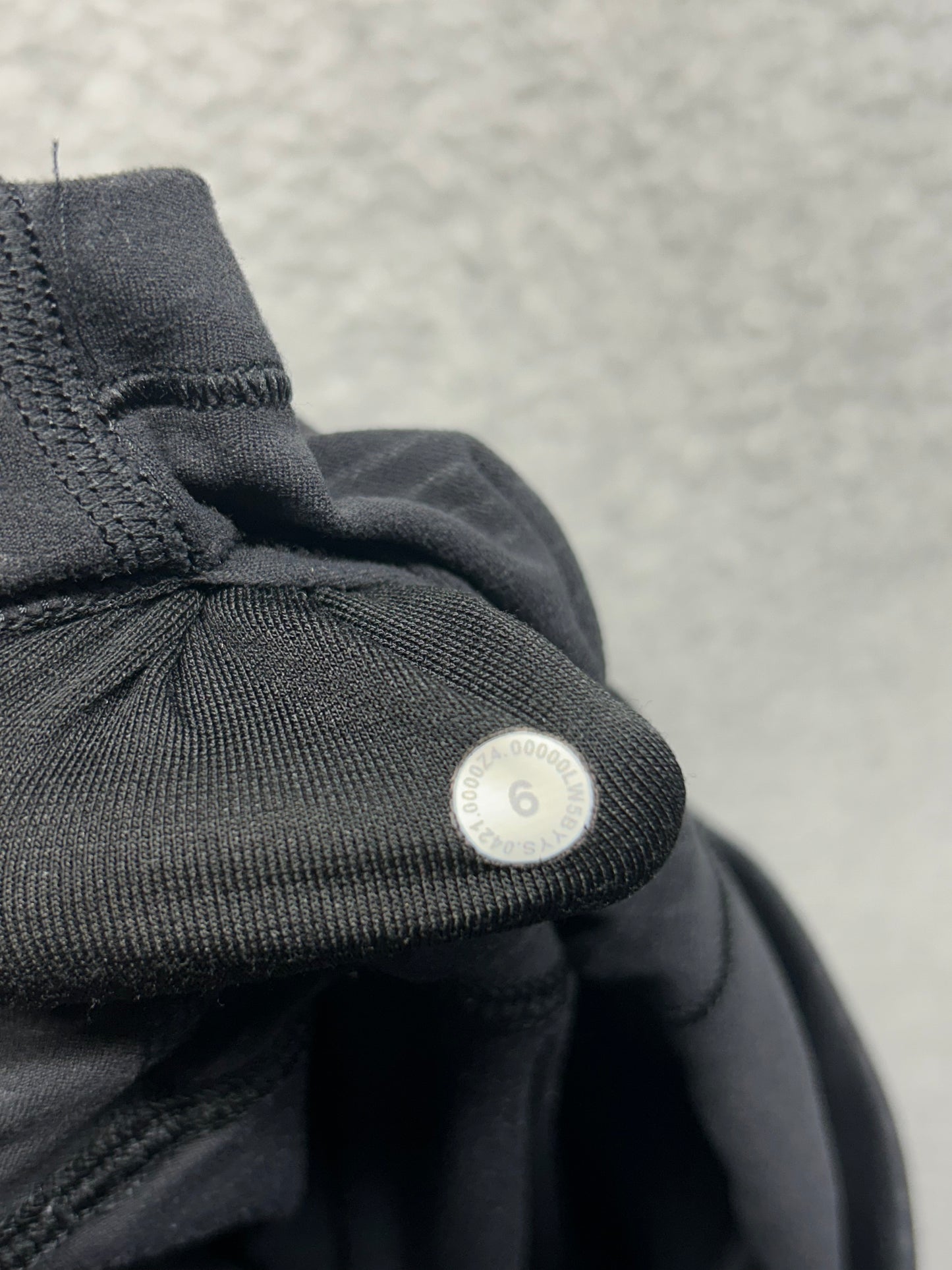 Lululemon Align High-Rise Pant 25" Size 6 Aqueous Emboss Black