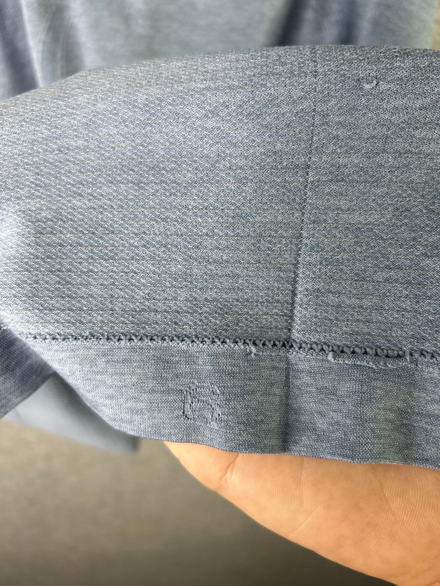 Lululemon Swiftly Tech Racerback Size 6 Heathered Blue Denim