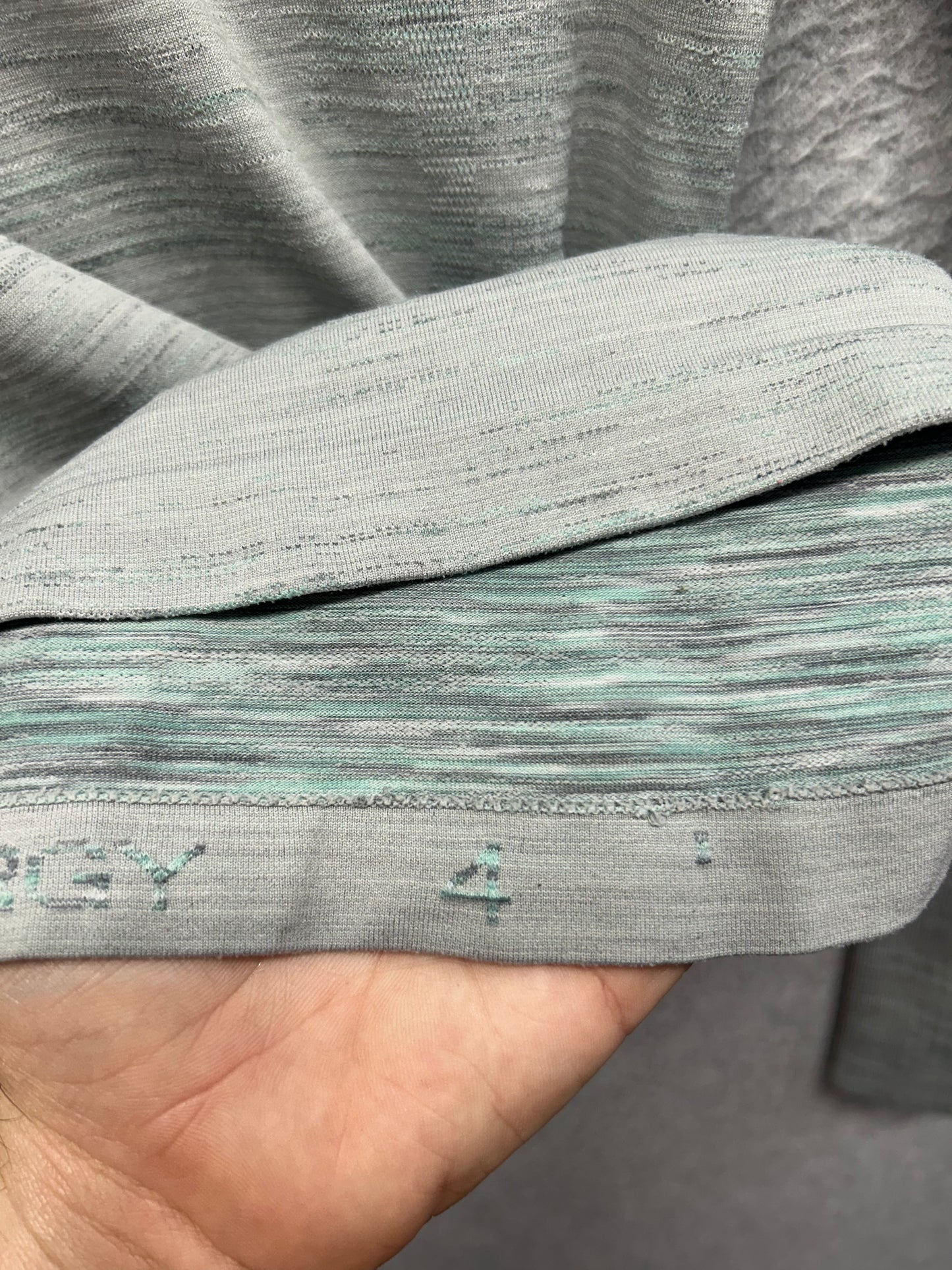 Lululemon Swiftly Tech Long Sleeve Crew Size 4 Heathered Multi Gray