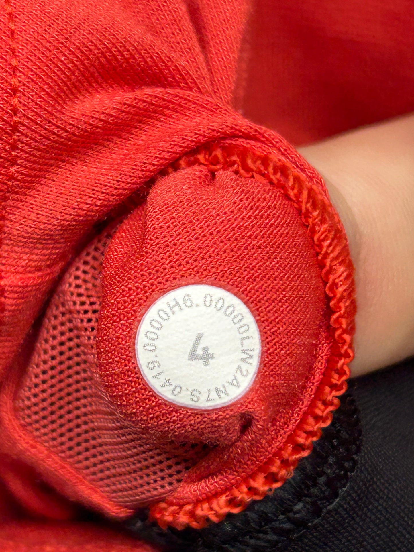 Lululemon Energy Bra Size 4 Ombre Speckle Stop Jacquard EB Black Thermal Red