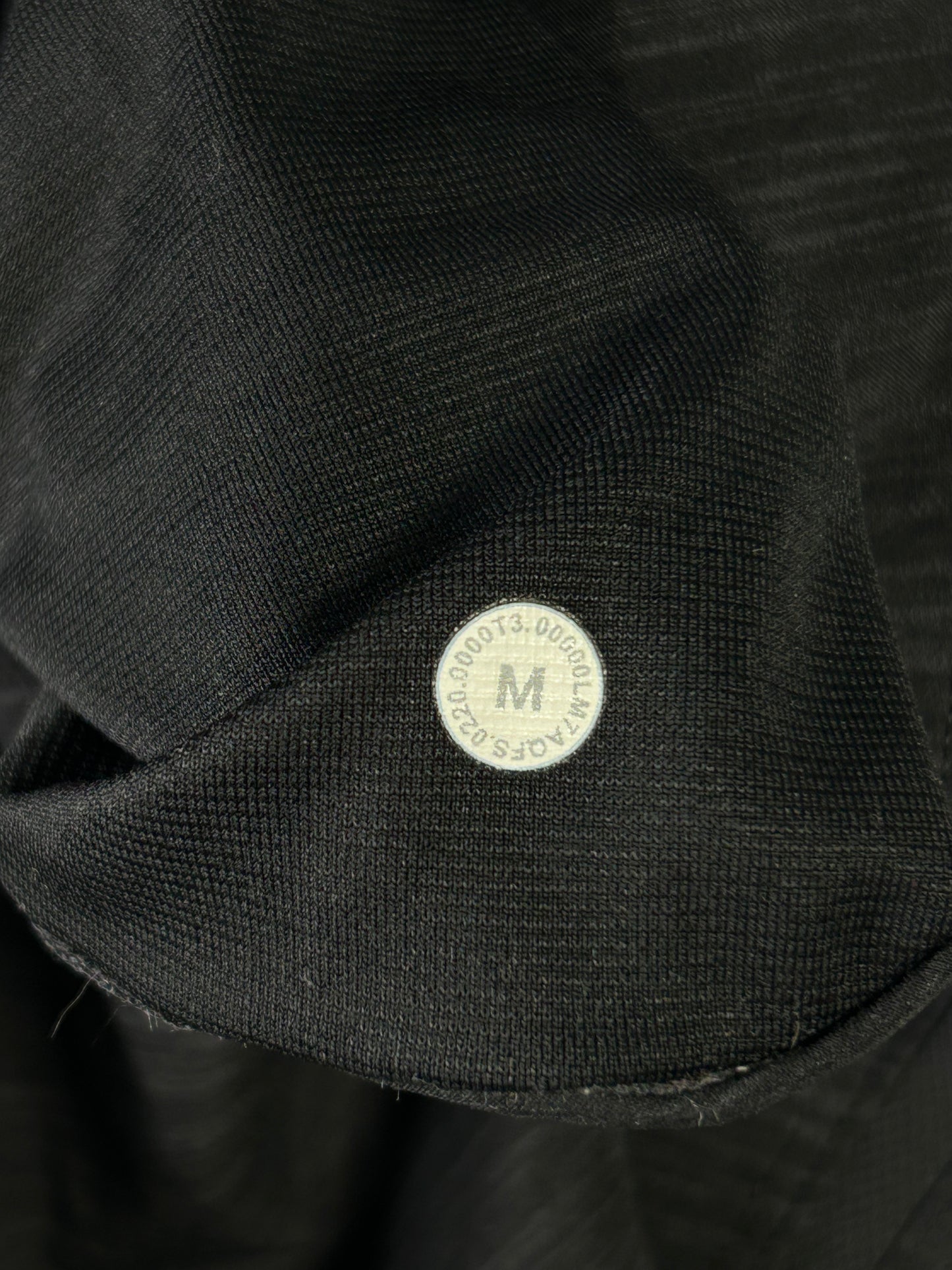 Lululemon Pace Breaker Short Linerless 7" Size Medium Heather Allover Deep Coal Black