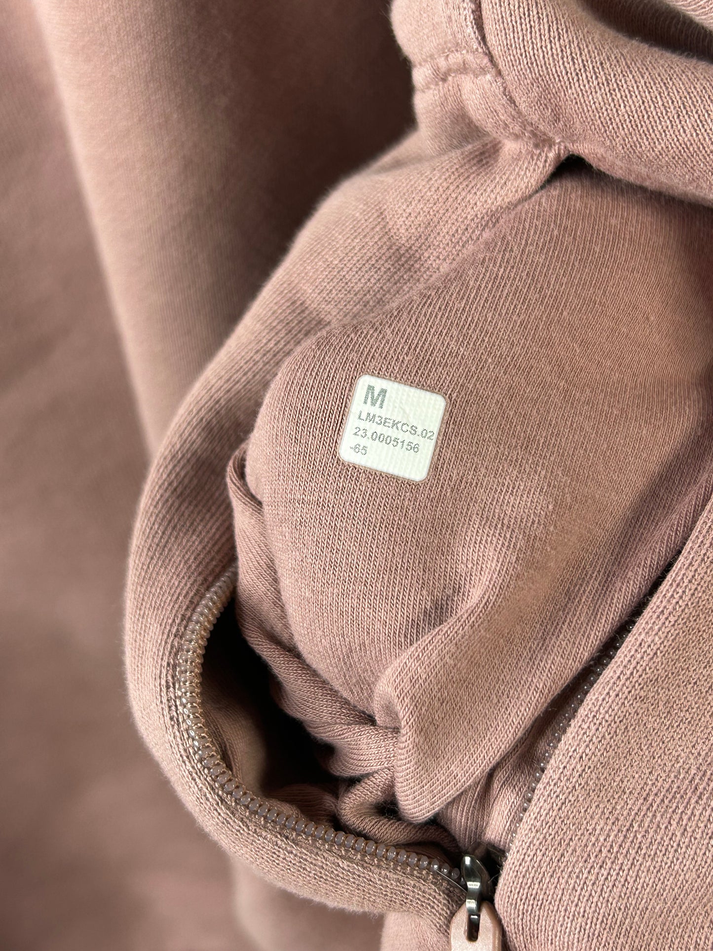 Lululemon French Terry Oversized Half Zip Mens Size Medium Twilight Rose (Square Dot)