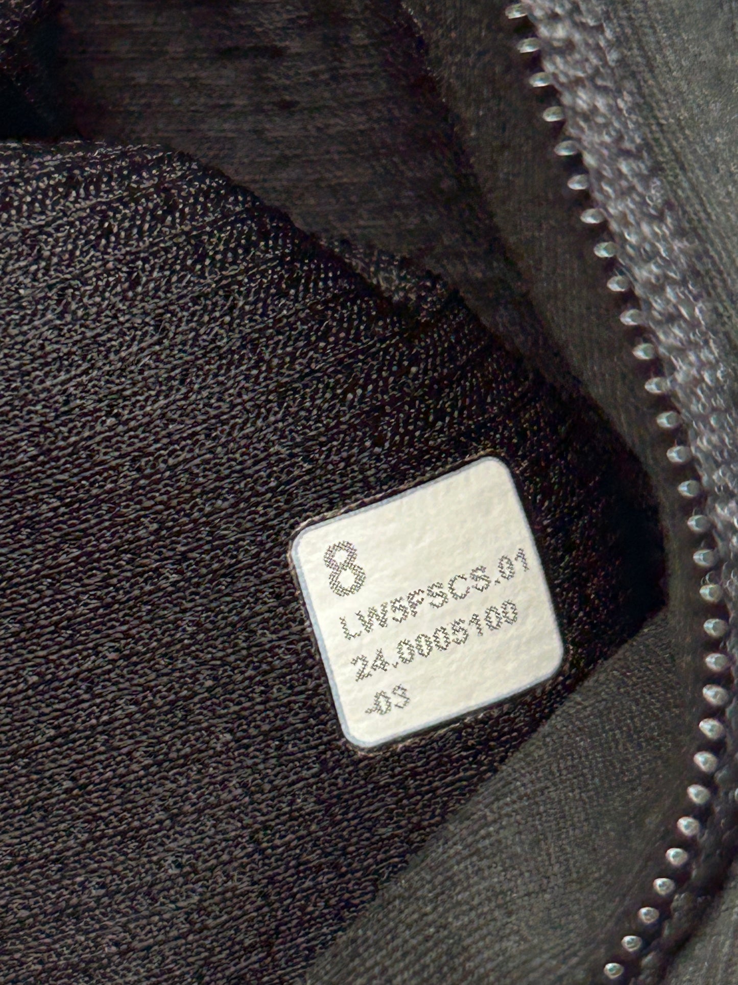 Lululemon Its Rulu Run Fleece High-Rise Jogger Full Length Size 8 (Square) Black