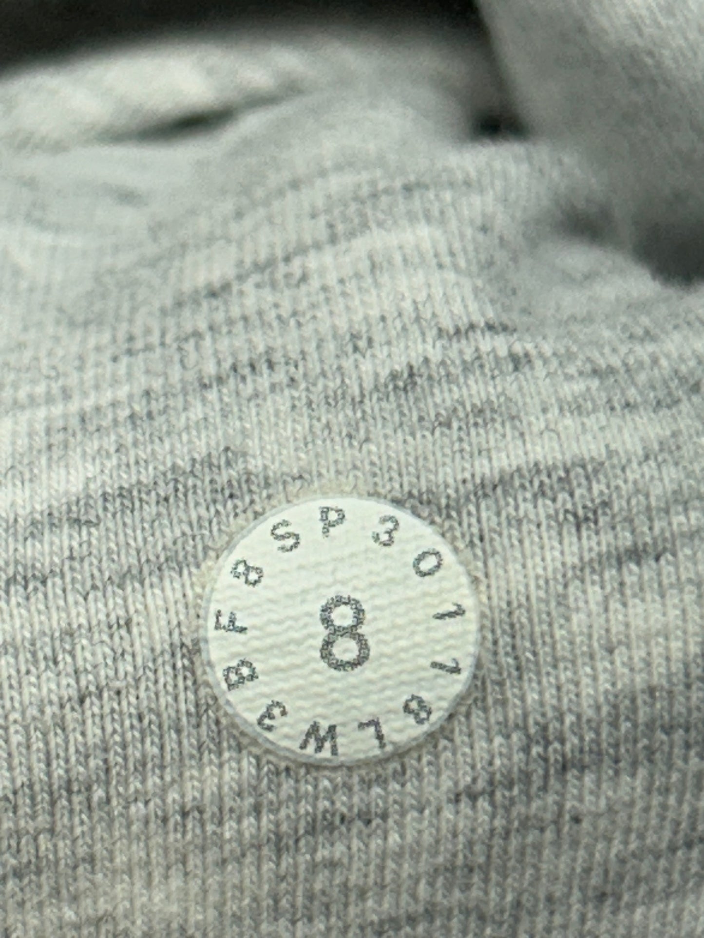 Lululemon Stress Less Pullover Size 8 Heathered Core Ultra Light Grey