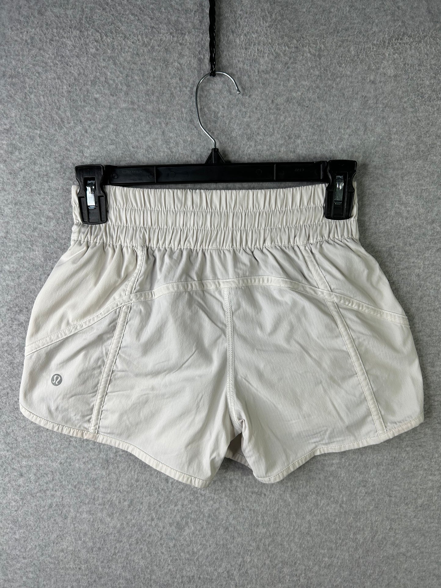 Lululemon Tracker Short V 4" Size 4 White