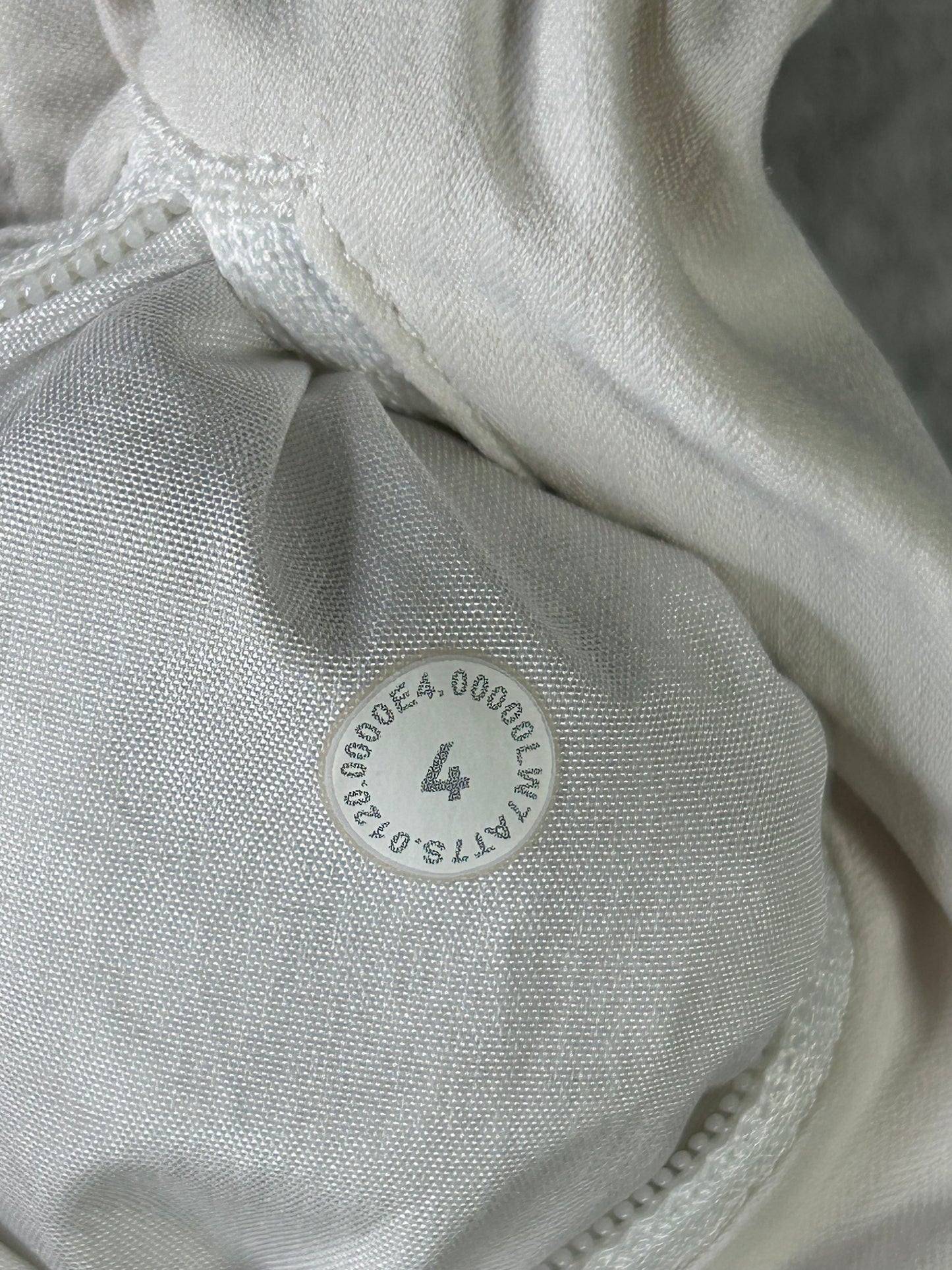 Lululemon Tracker Short V 4" Size 4 White