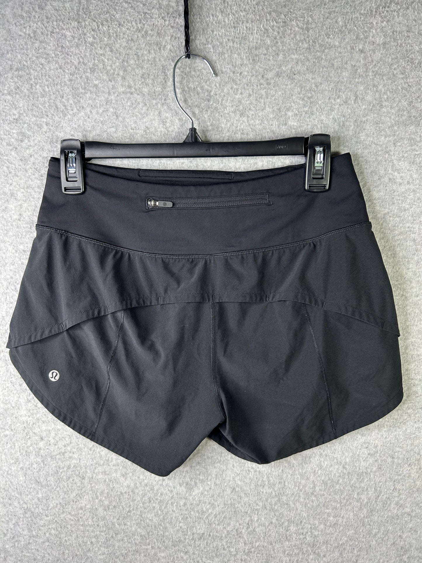 Lululemon Speed Up Short Long 4" Size 4 Black