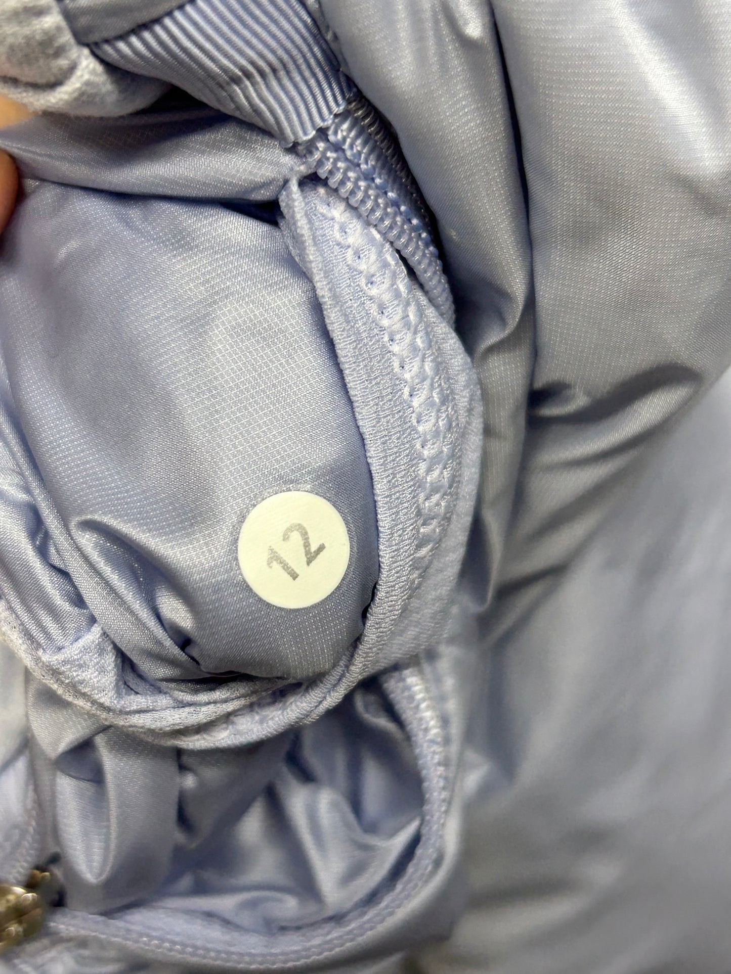 Lululemon Down For A Run Vest Size 12 Powder Blue