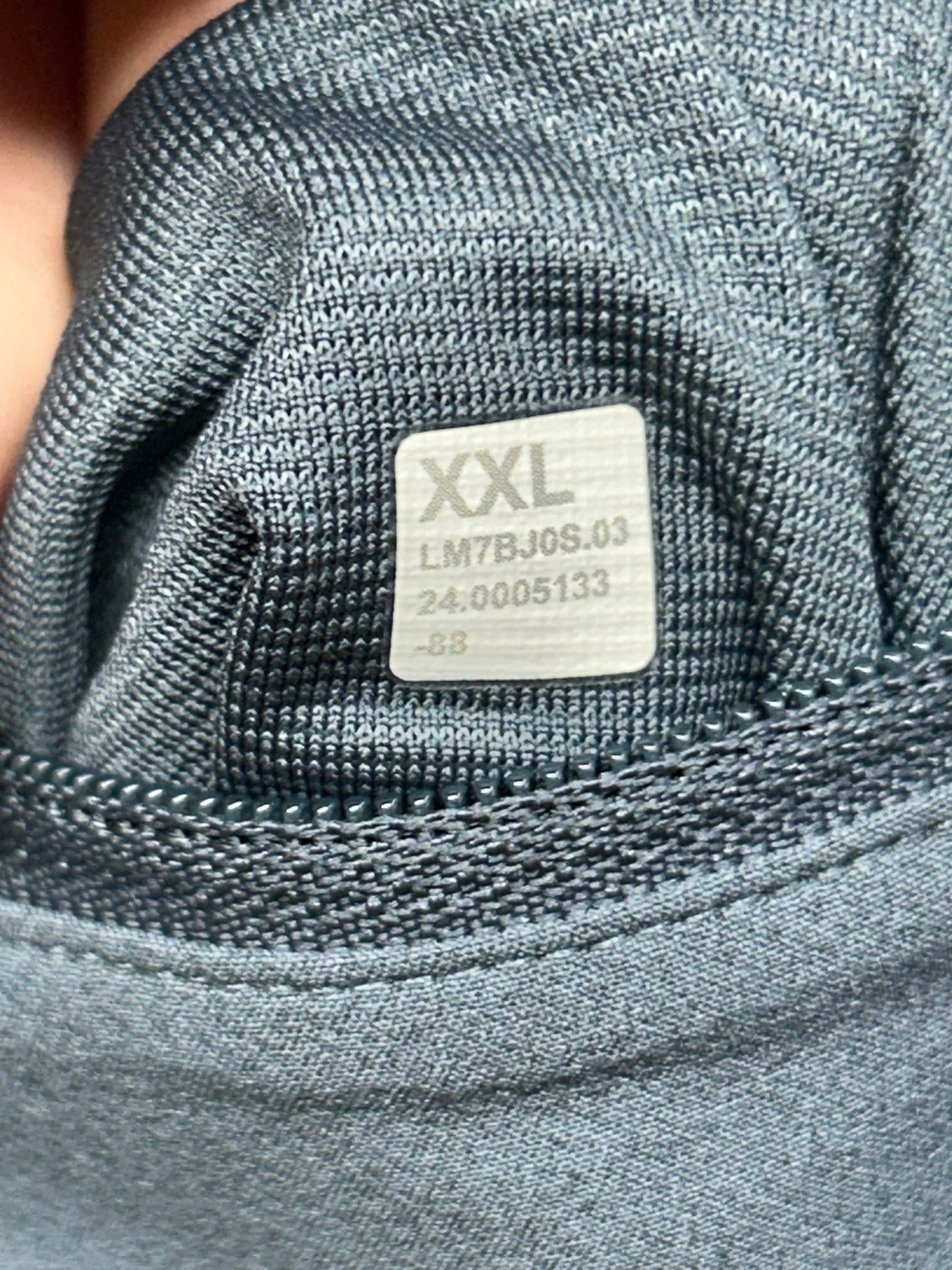 Lululemon Zeroed In Linerless Short 7" Size 2XL (Square) Steel Blue