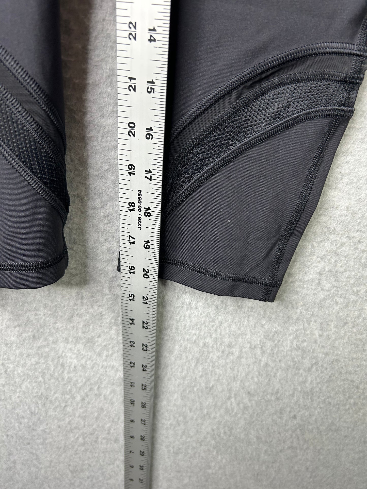 Lululemon Wunder Under High-Rise Crop 20" Mesh Size 2 Black