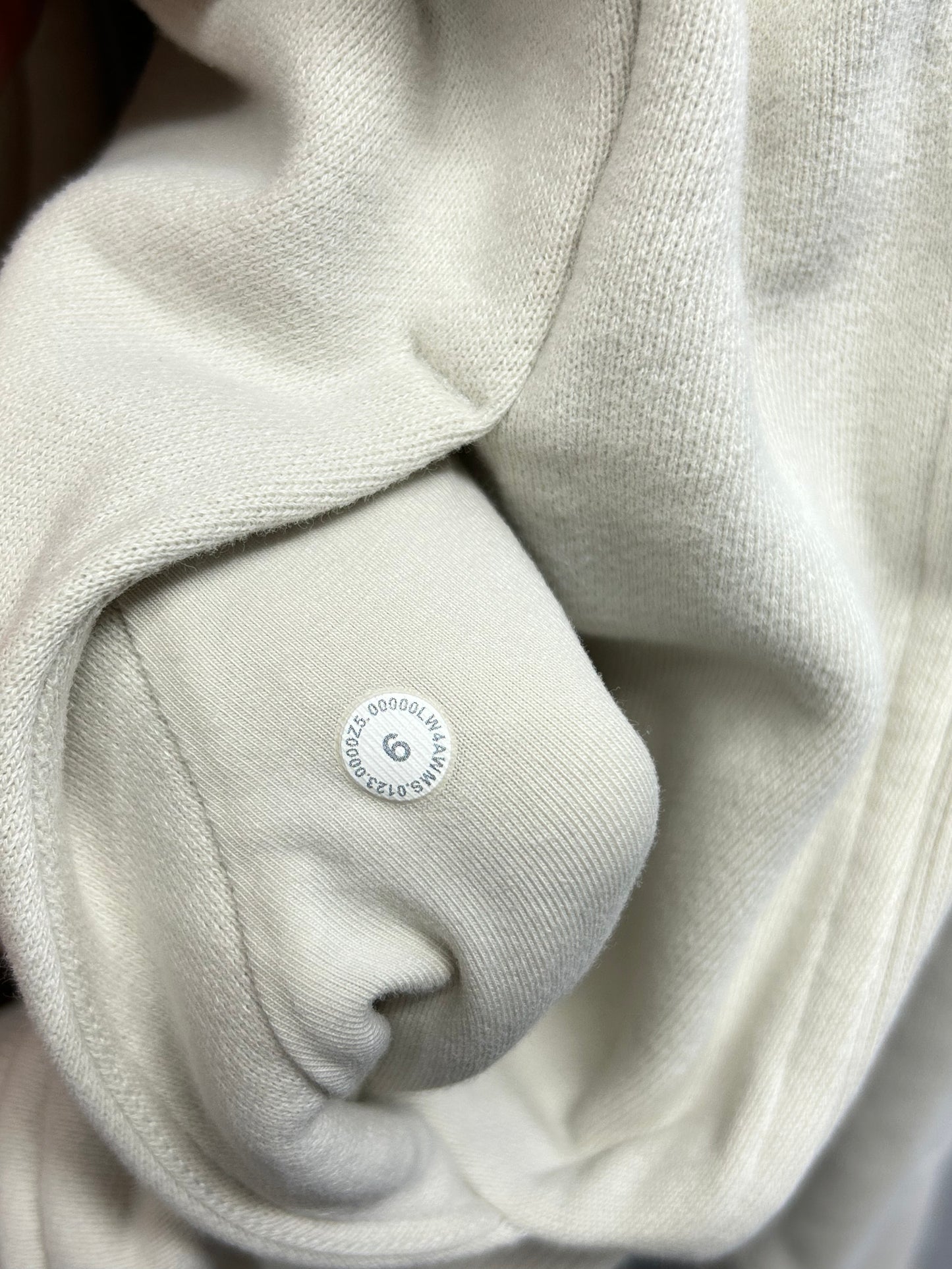 Lululemon Scuba Full-Zip Hoodie Size 6 Bone