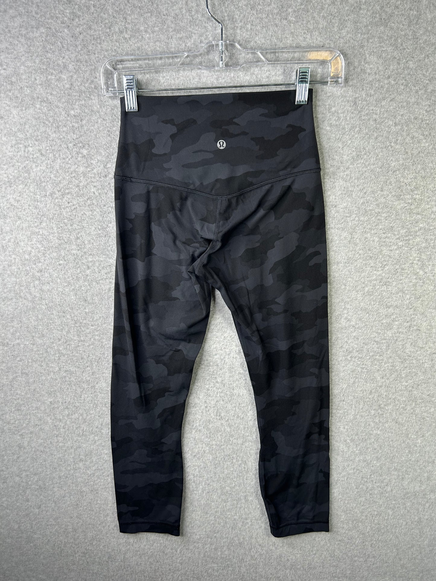 Lululemon Align Crop 23" Size 4 Heritage 365 Camo Deep Coal Multi