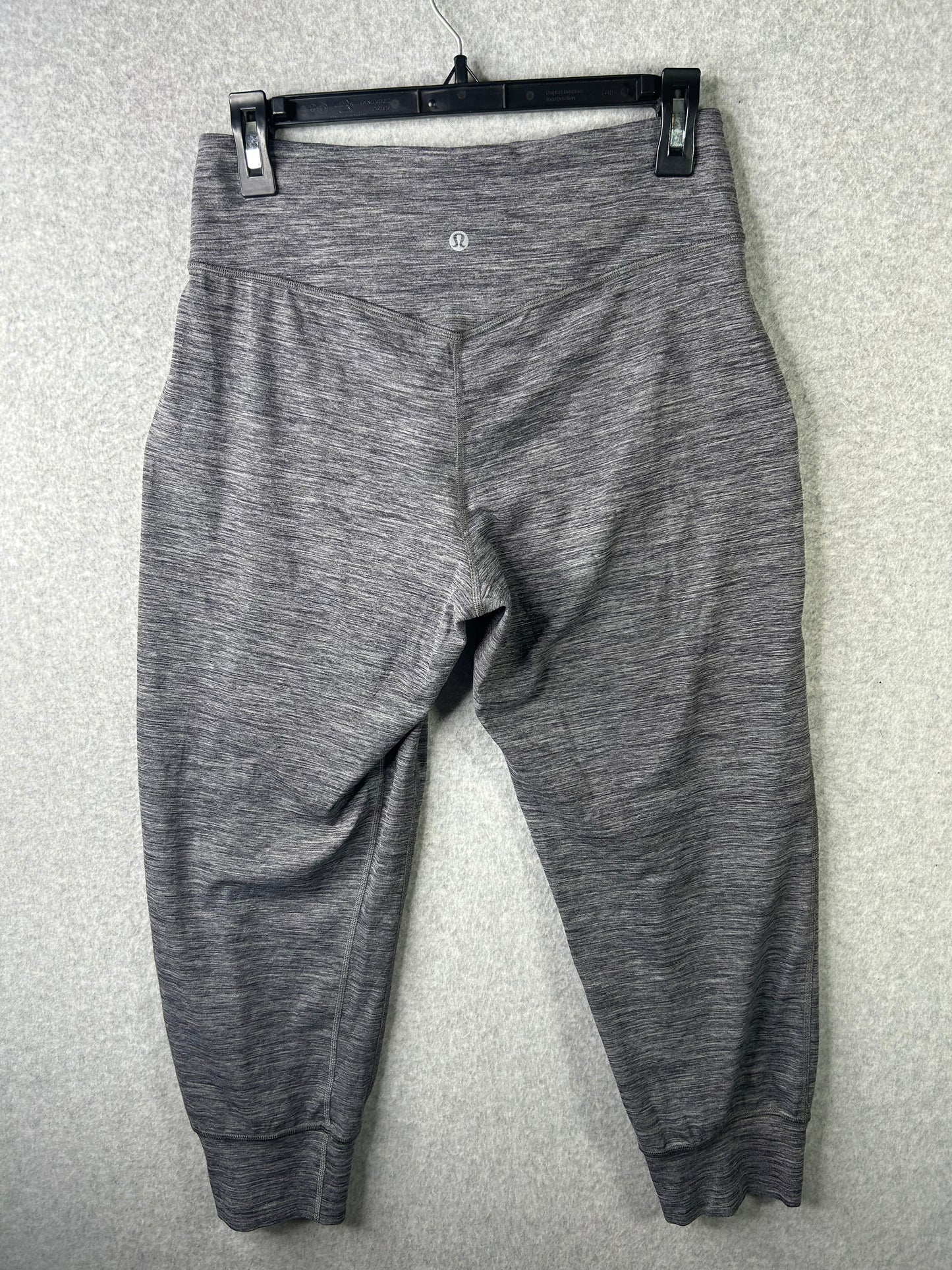 Lululemon Align Jogger Crop 23" Size 8 Heathered Black