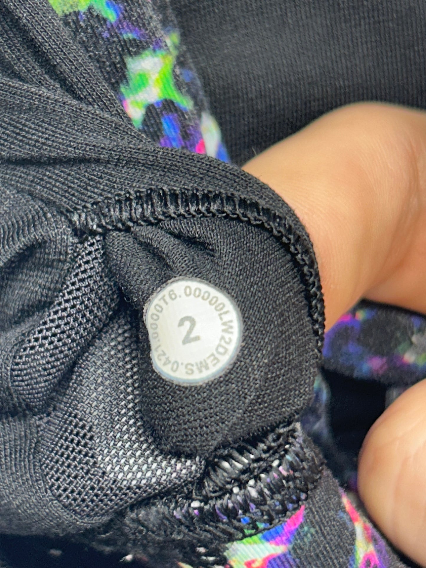 Lululemon Energy Bra Size 2 Summer Mirage Multi