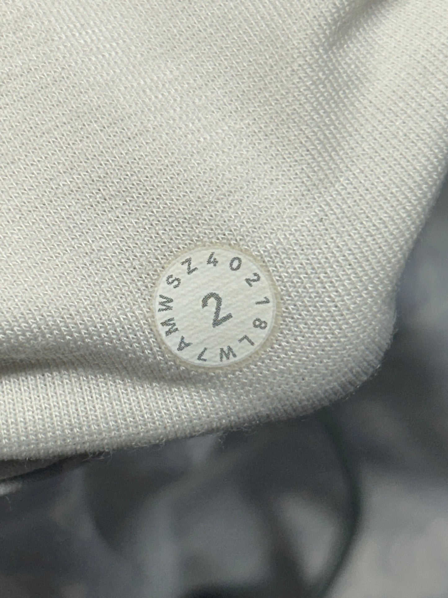 Lululemon Train Times Short 6" Size 2 Eternal Wave White