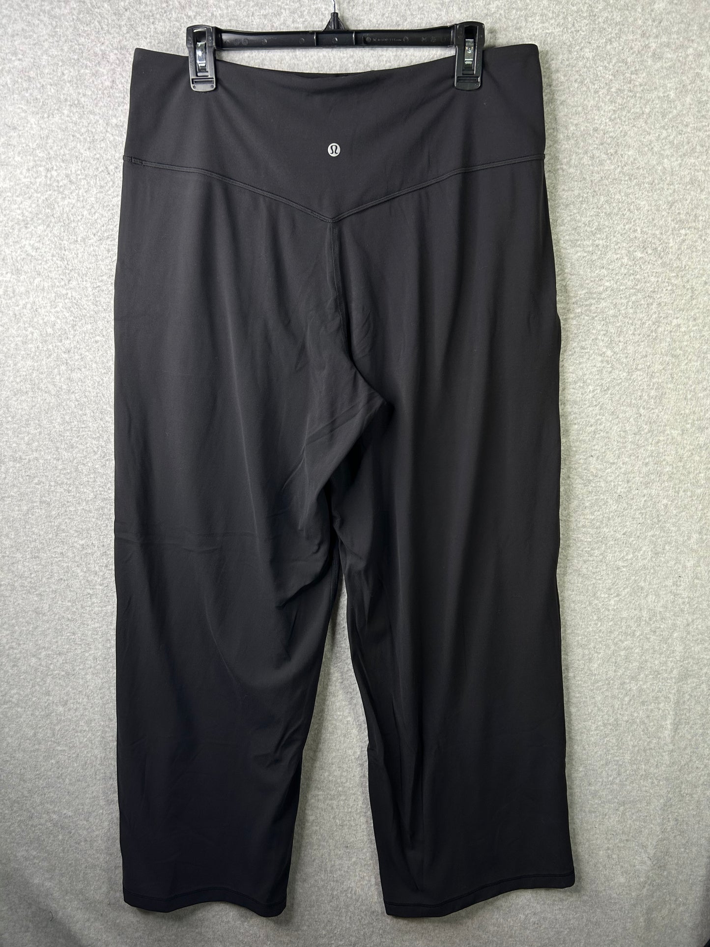 Lululemon Align Wide Leg High-Rise Pant 32" Size 14 Black (Square Dot)