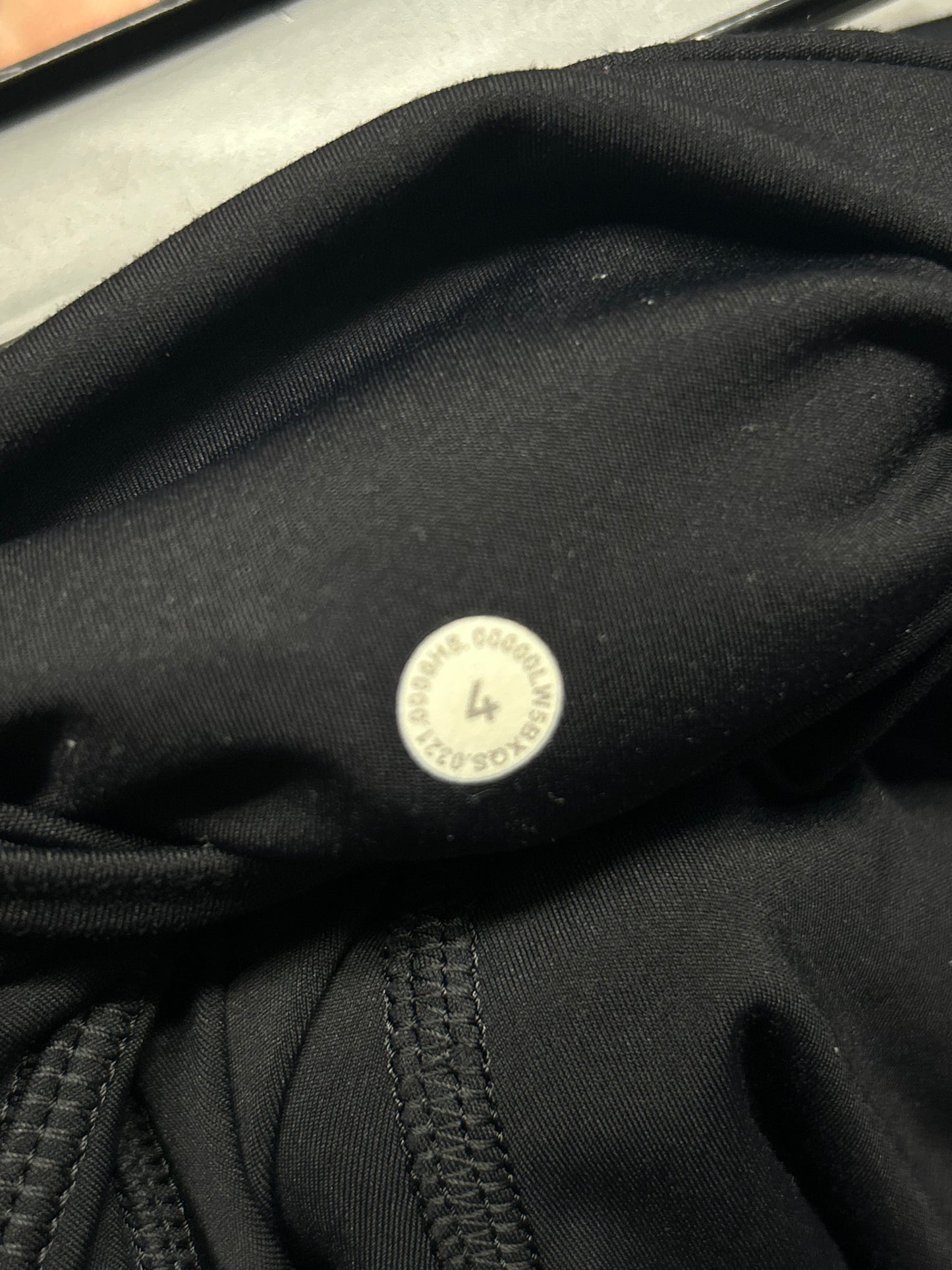 Lululemon Fast & Free 7/8 Tight II Nulux 25" Size 4 Black