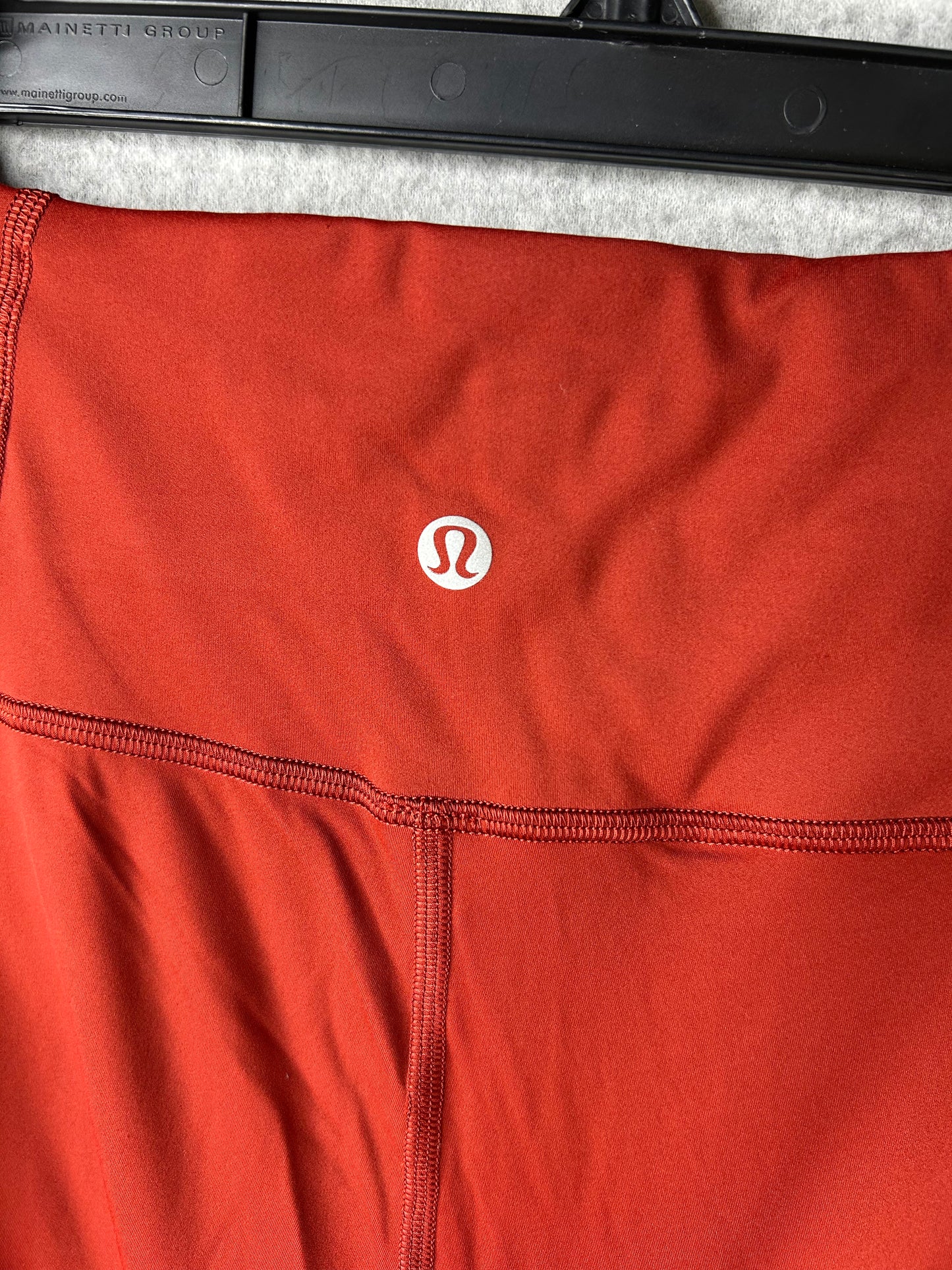 Lululemon Run Smoothly Crop 23" Size 4 Dark Sport Red