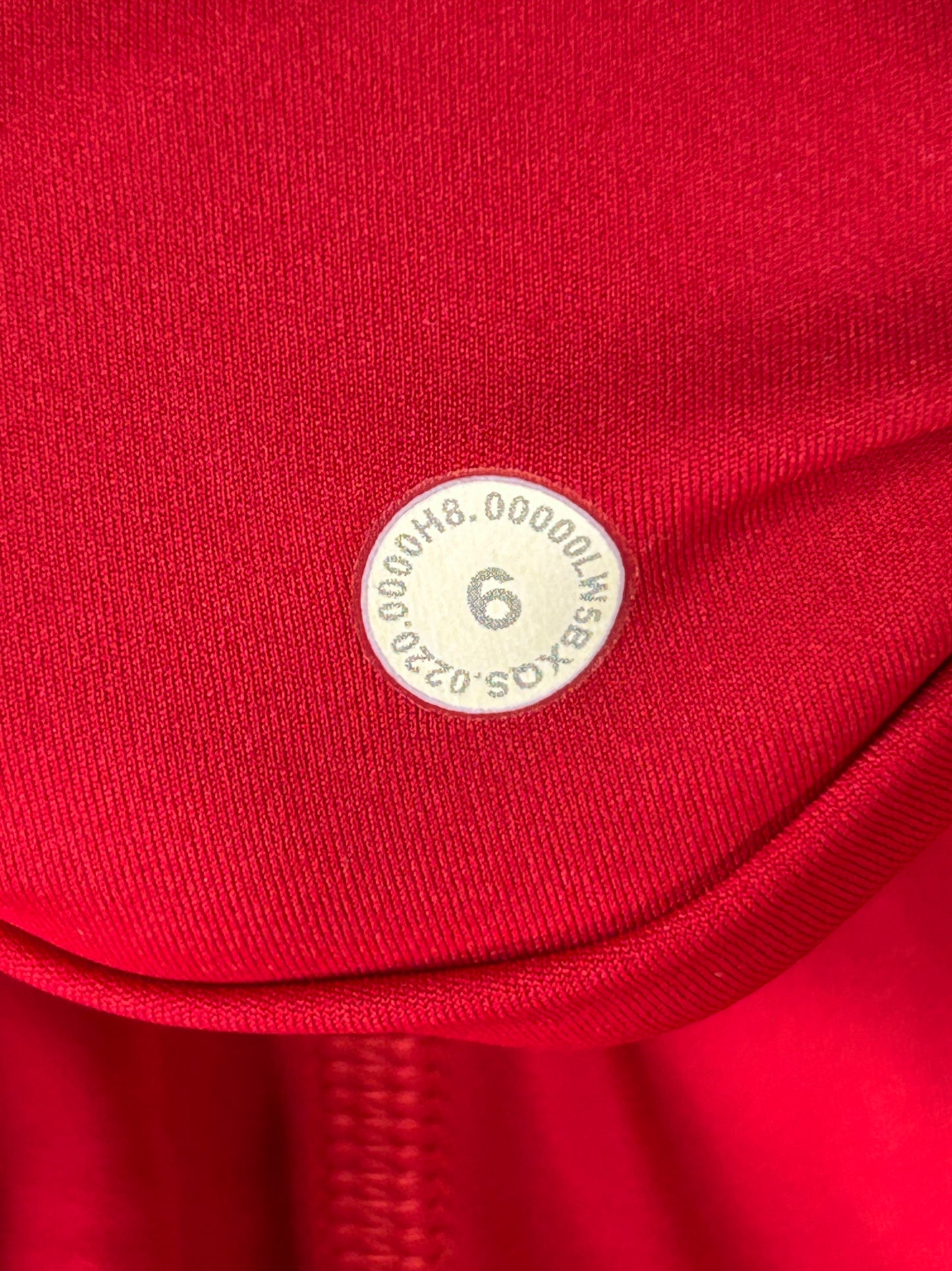 Lululemon Fast & Free 7/8 Tight II Non-Reflective Nulux 25" Size 6 Dark Red