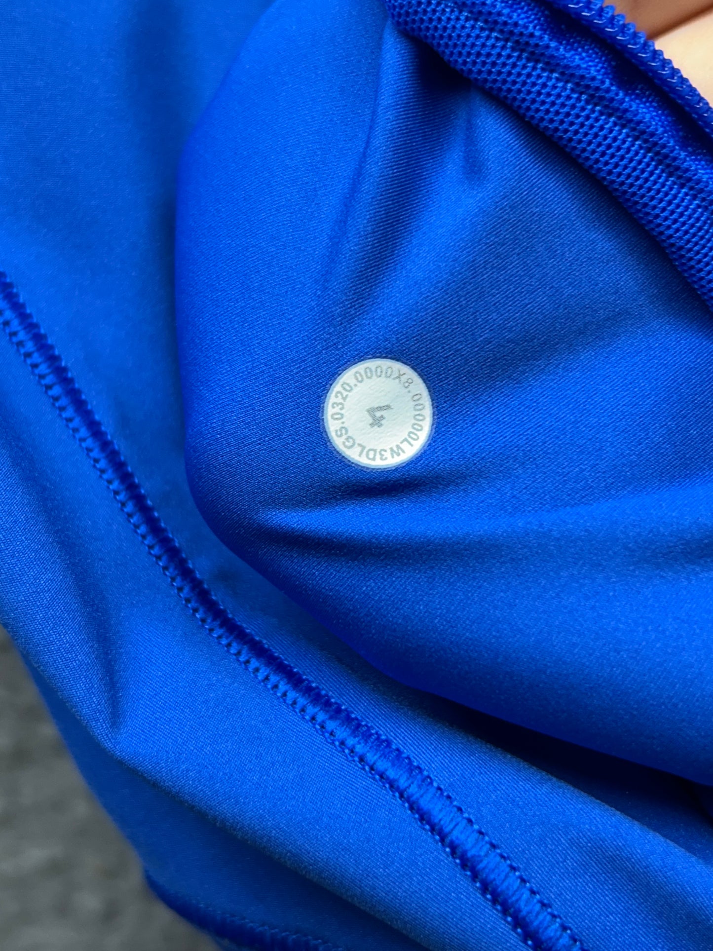 Lululemon Flash Forward Half Zip Size 4 Cerulean Blue