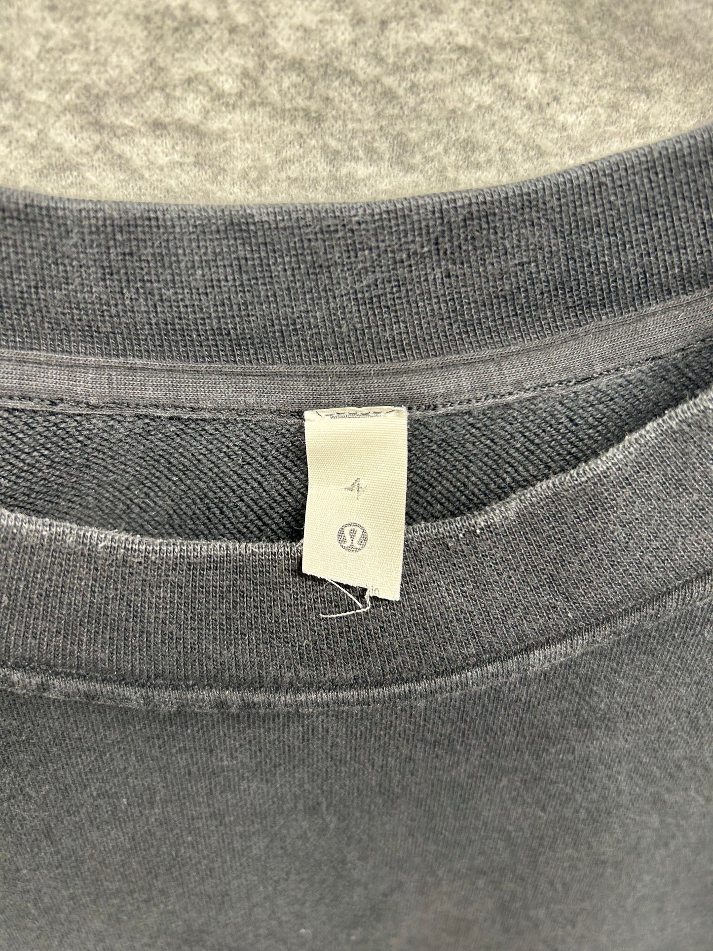 Lululemon Perfectly Oversized Crew Size 6 Black