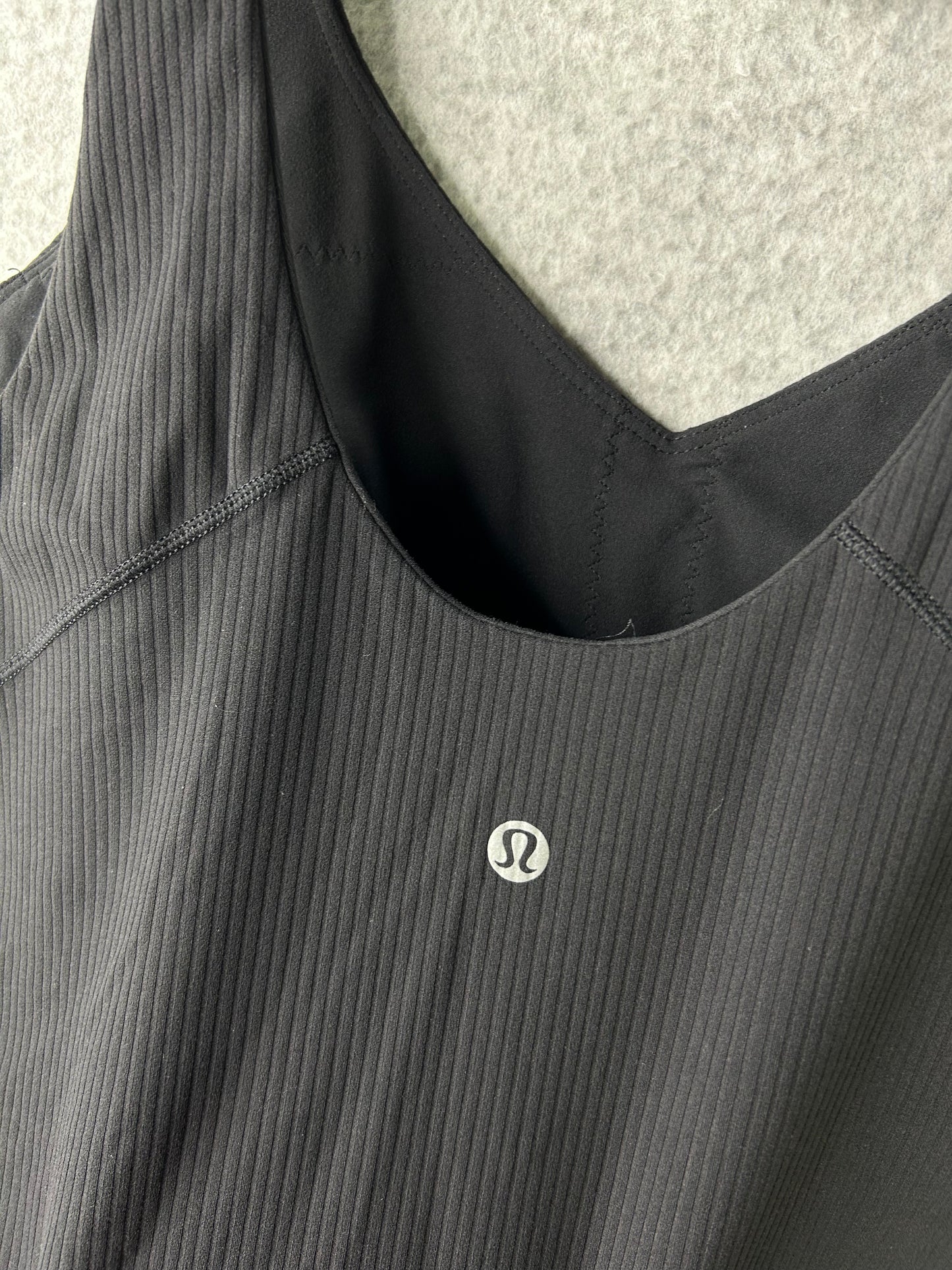 Lululemon Align Ribbed Tank Top Size 16 Black