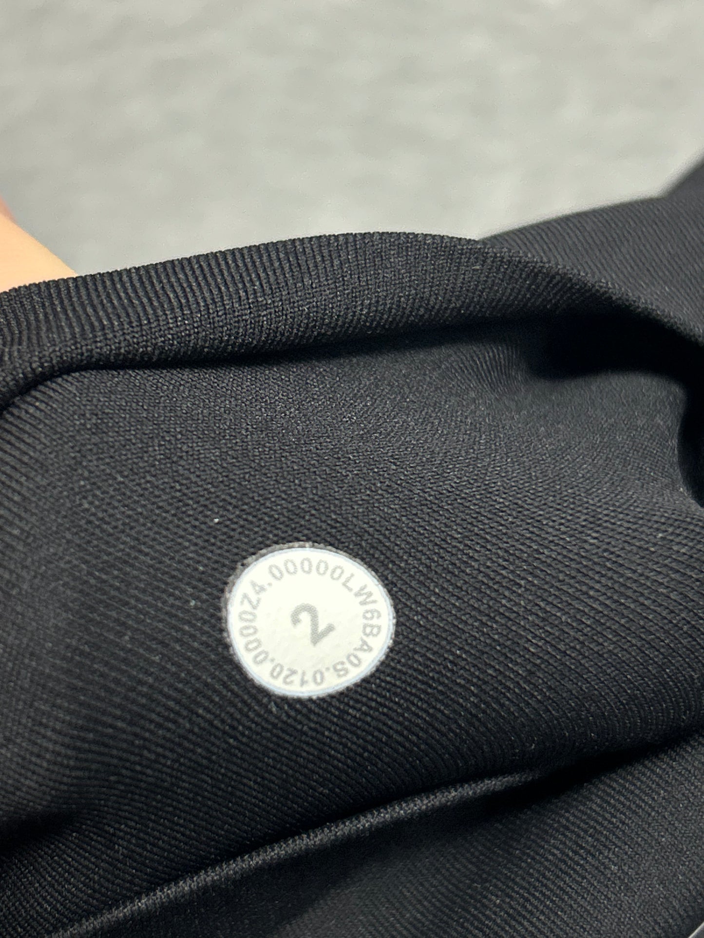 Lululemon Time To Sweat Crop 23" Size 2 Black