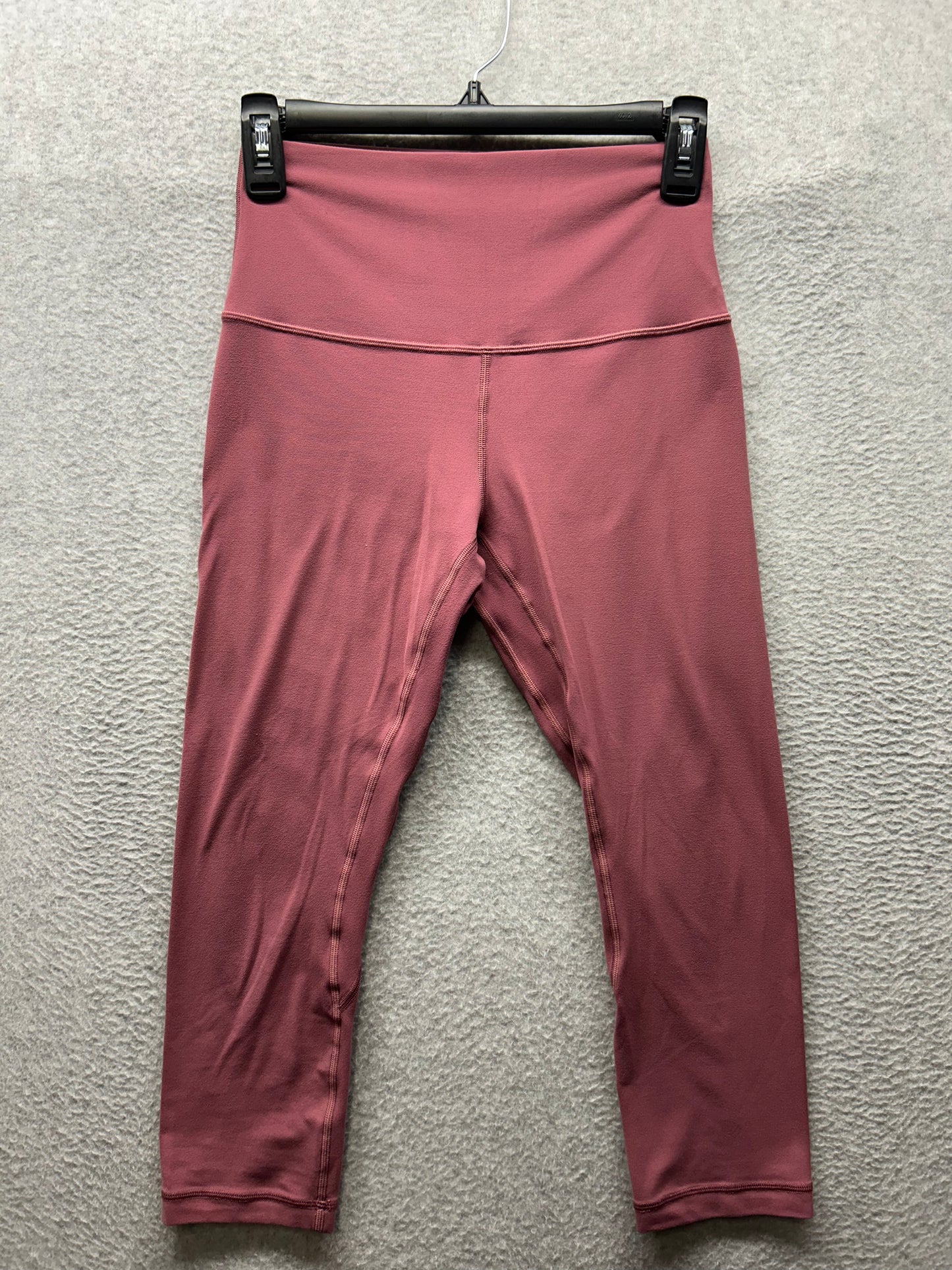 Lululemon Align Crop 21" Size 6 So Merlot