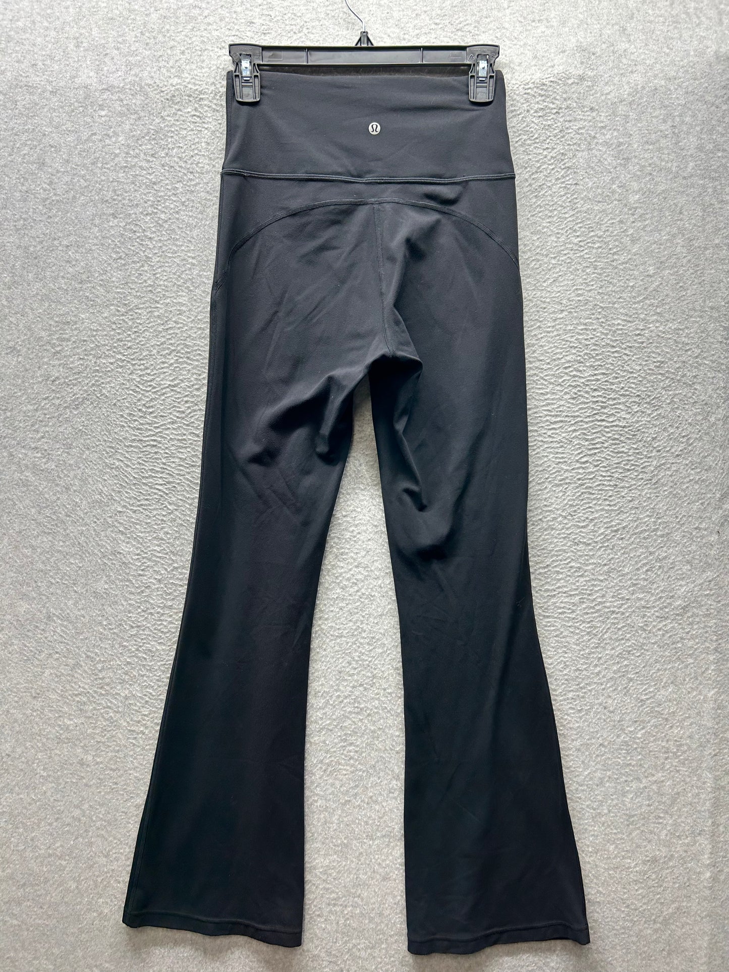 Lululemon Groove Super-High-Rise Flared Pant Nulu Size 6 Black