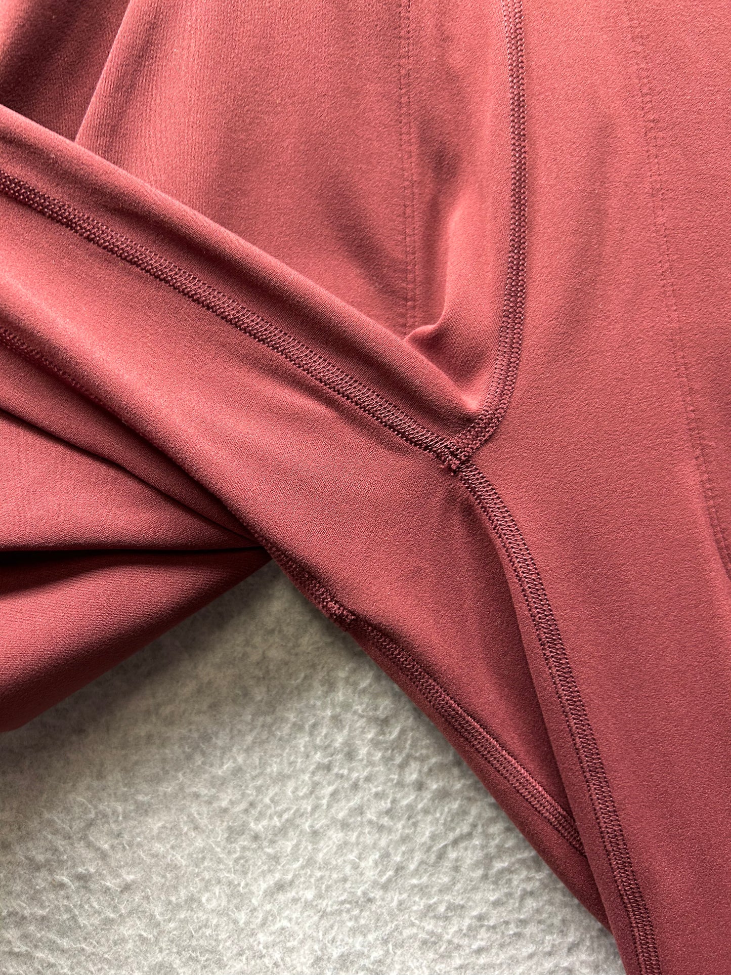 Lululemon Align Super-High-Rise Wide Leg Crop 23" Size 0 Mulled Wine