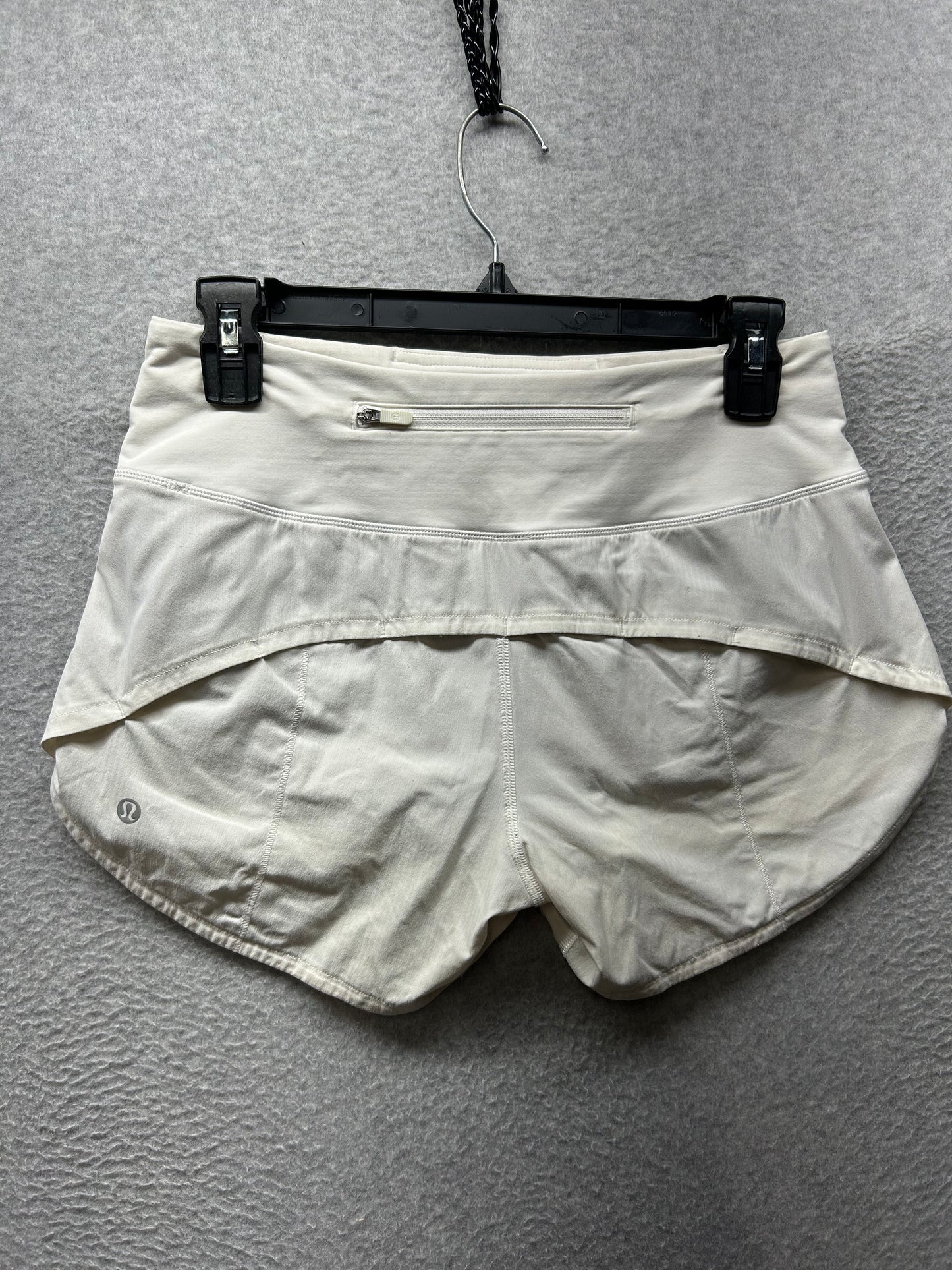 Lululemon Speed Up Short Long 4" Size 4 Updated Fit White
