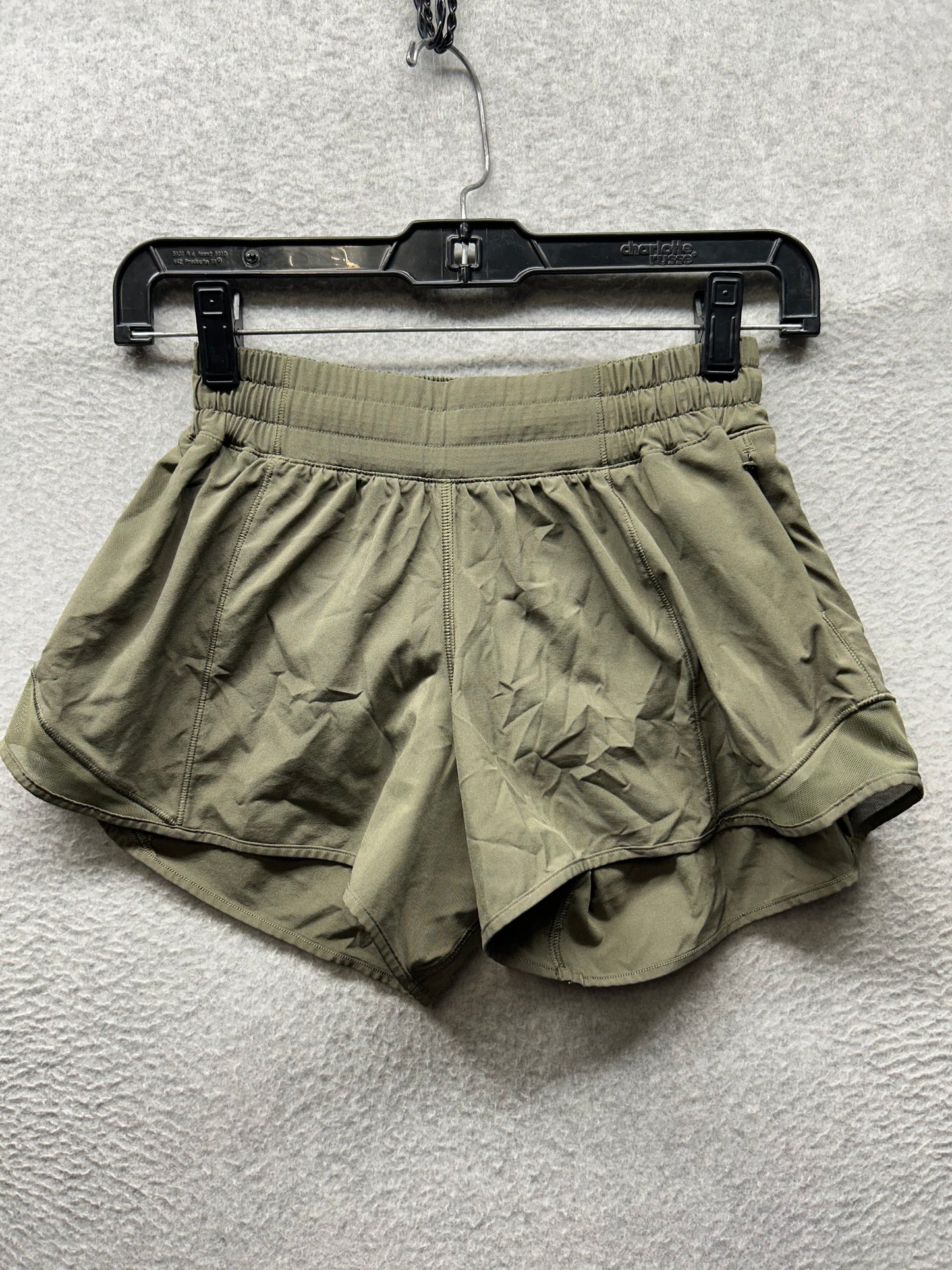 Lululemon Hotty Hot Short II Long 4" Size 4 Sage