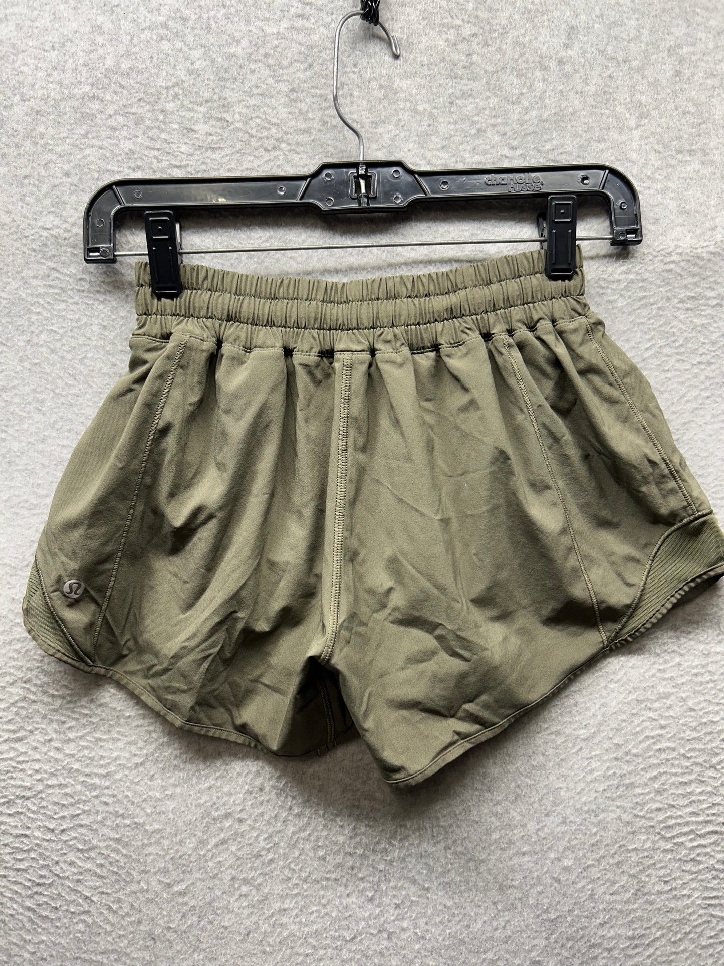 Lululemon Hotty Hot Short II Long 4" Size 4 Sage