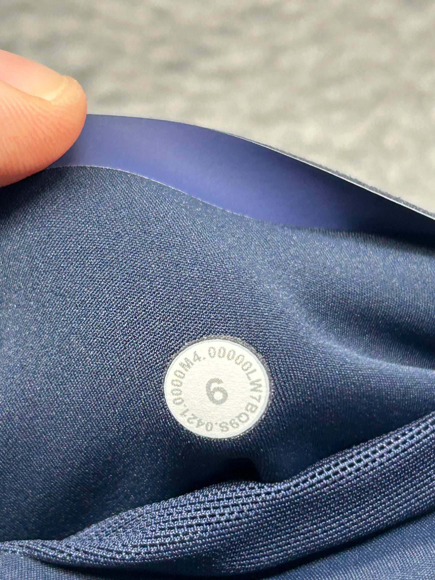 Lululemon Base Pace High-Rise Short 8" Size 6 True Navy