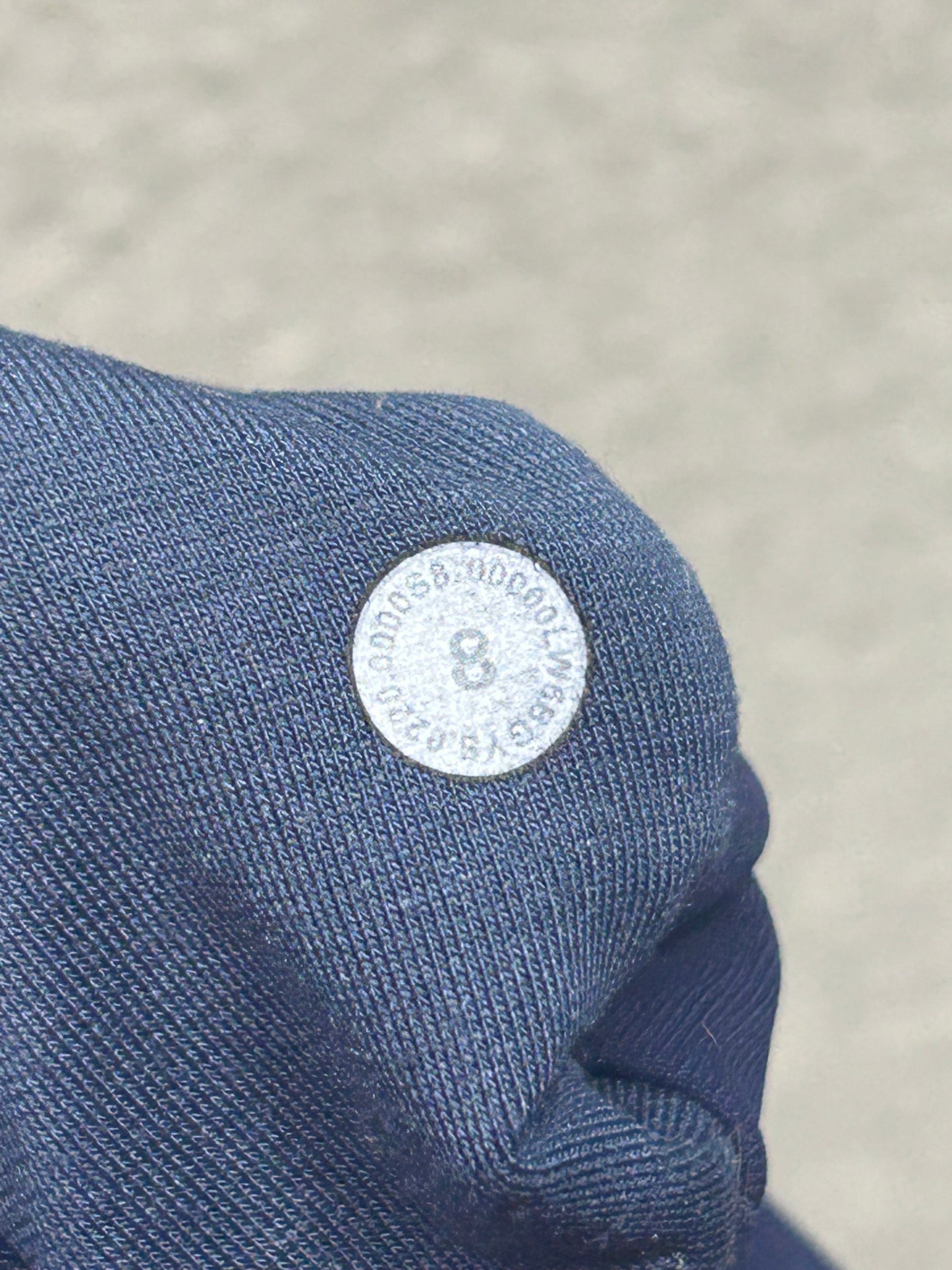 Lululemon Wunder Under Crop High-Rise Spray 21" Size 8 Indigo Spray Mineral Blue