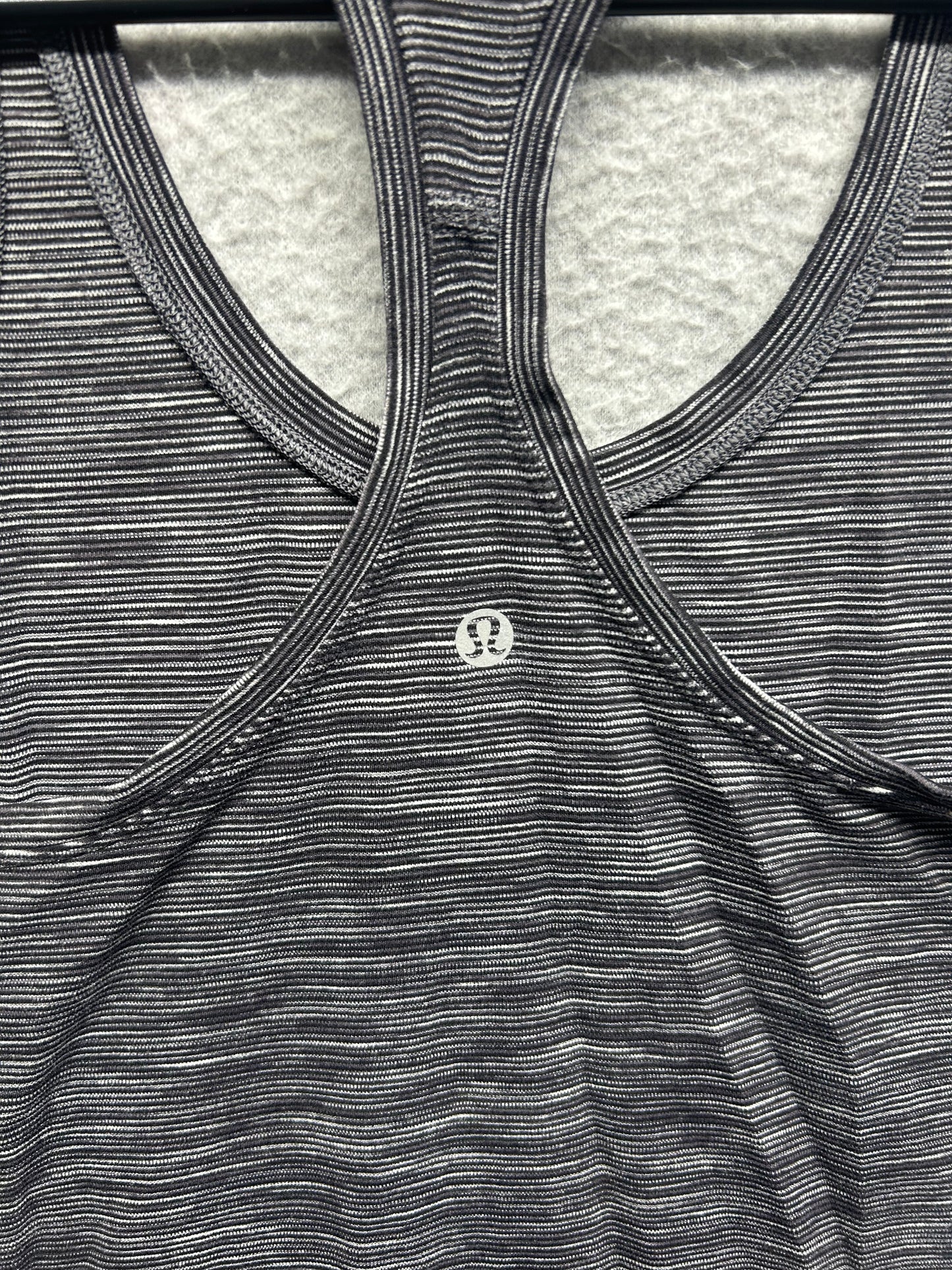 Lululemon Cool Racerback Size 8 Heathered Deep Coal