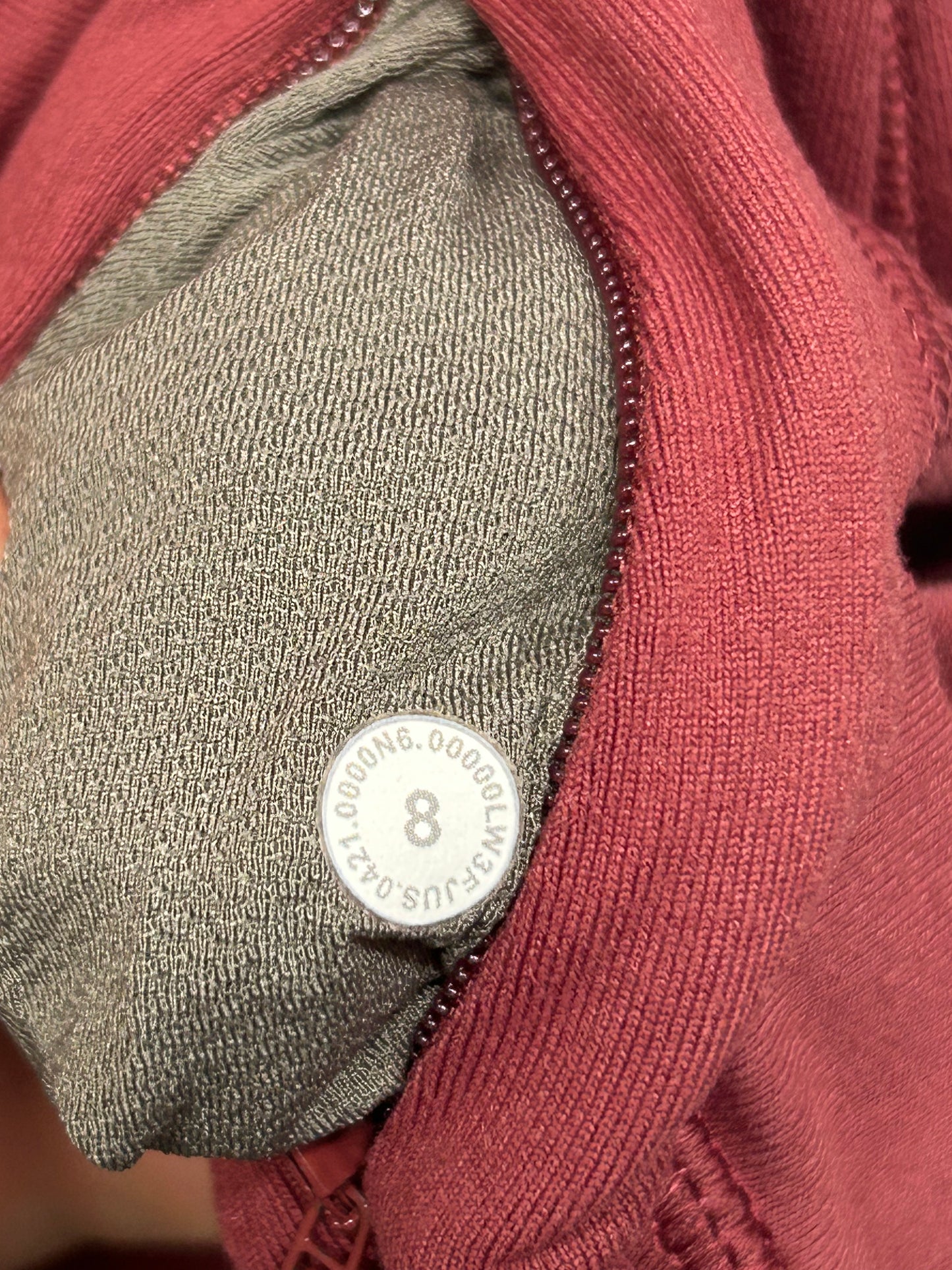 Lululemon Its Rulu Run Long Sleeve Shirt Size 8 Mulled Wine