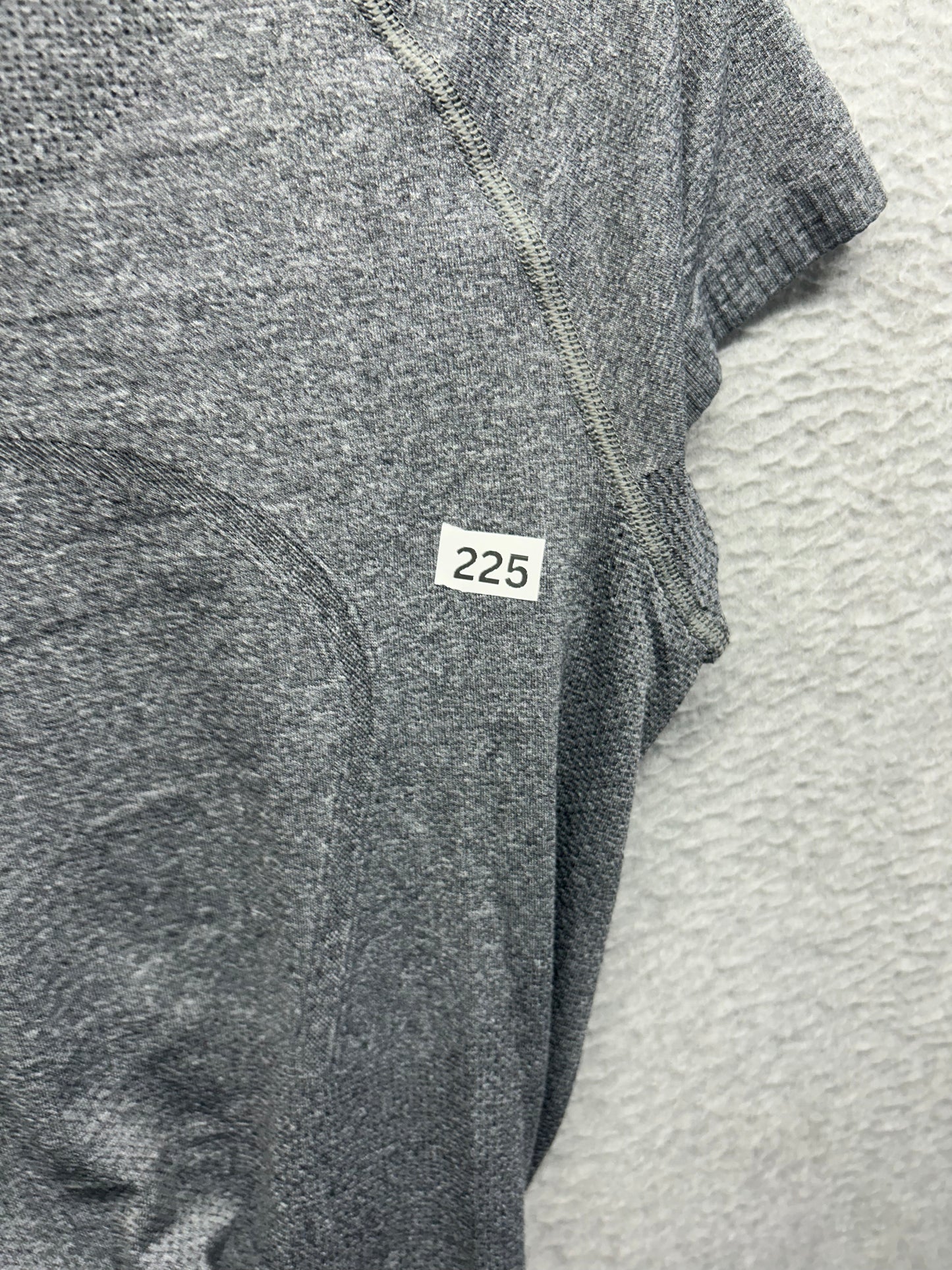 Lululemon Swiftly Tech Short Sleeve Crew Size 8 Heathered Slate