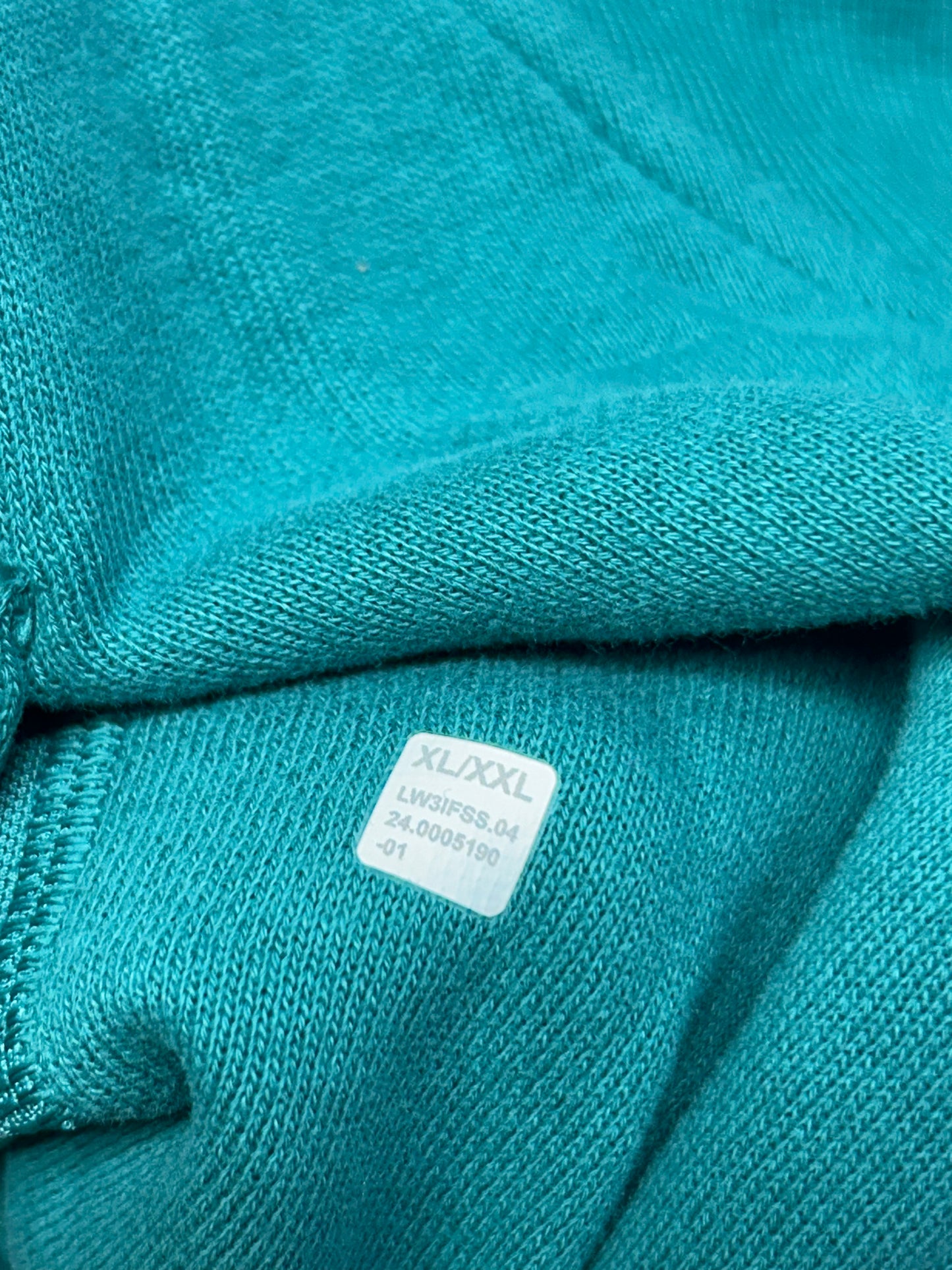 Lululemon Scuba Oversized Funnel-Neck Half Zip Size XL/XXL Teal Lagoon